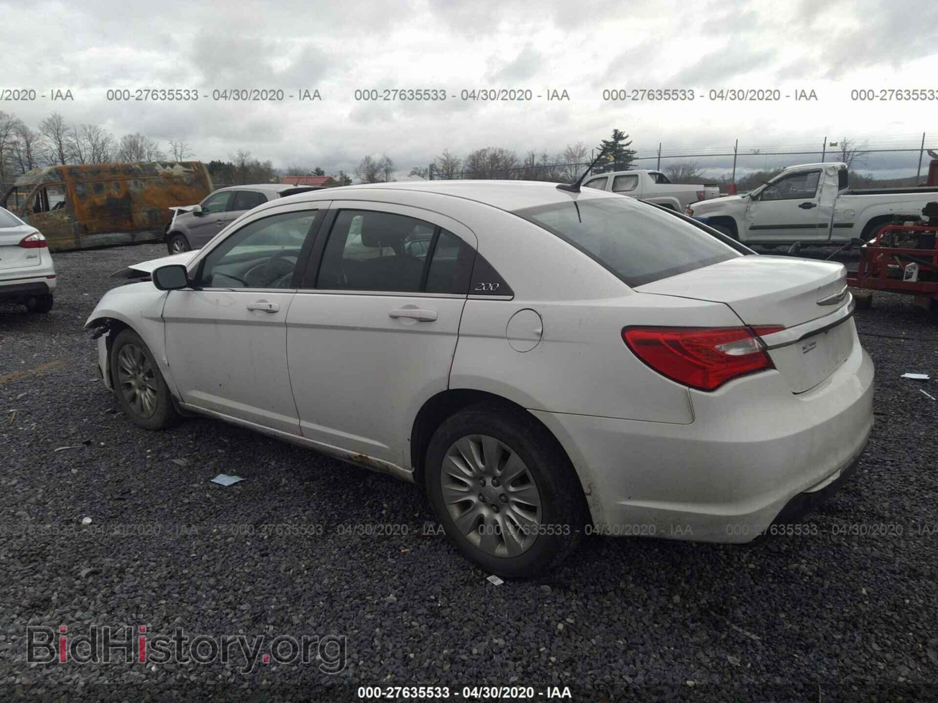 2012 CHRYSLER 200 - VIN: 1C3CCBAB2CN105554 - Фото 3