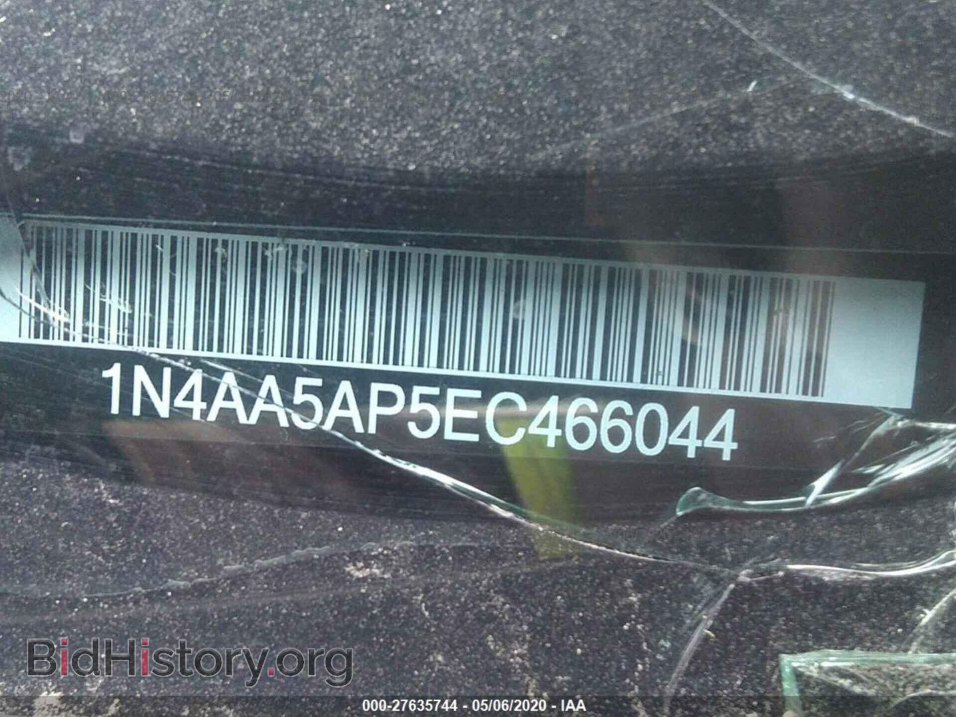 2014 NISSAN MAXIMA - VIN: 1N4AA5AP5EC466044 - Фото 9