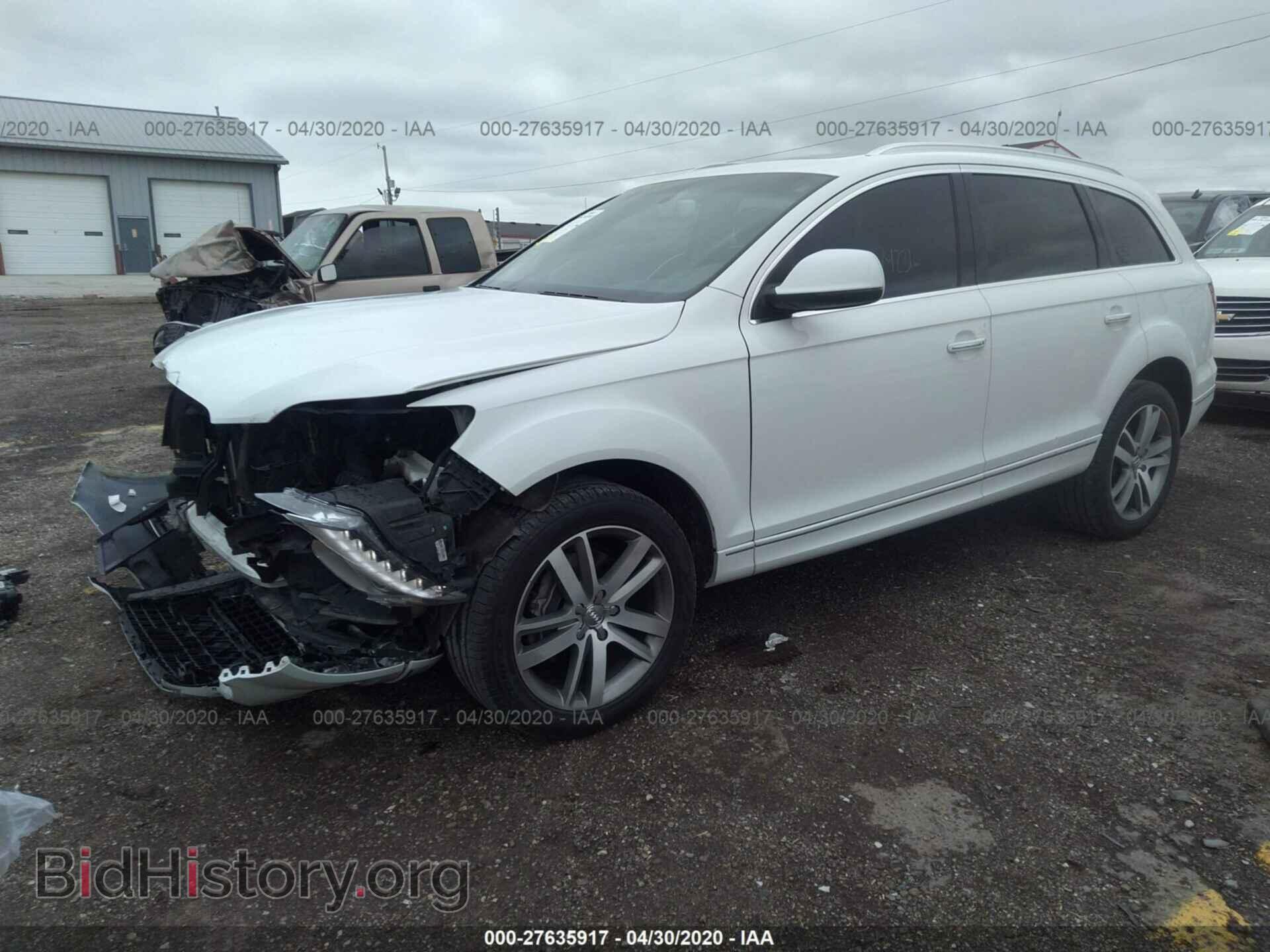 2014 Audi Q7 - VIN: WA1LMAFE9ED007422 - Фото 2