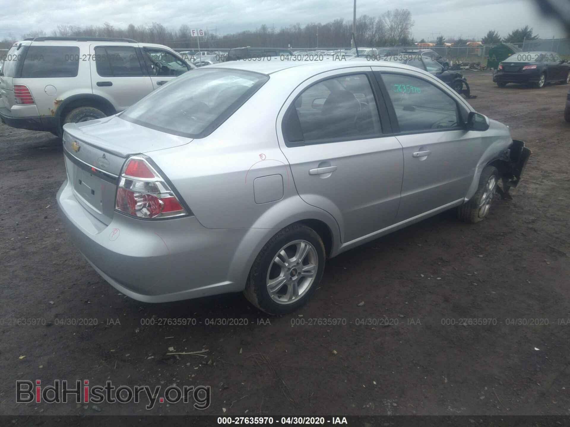 2011 CHEVROLET AVEO - VIN: KL1TD5DE3BB196776 - Фото 4