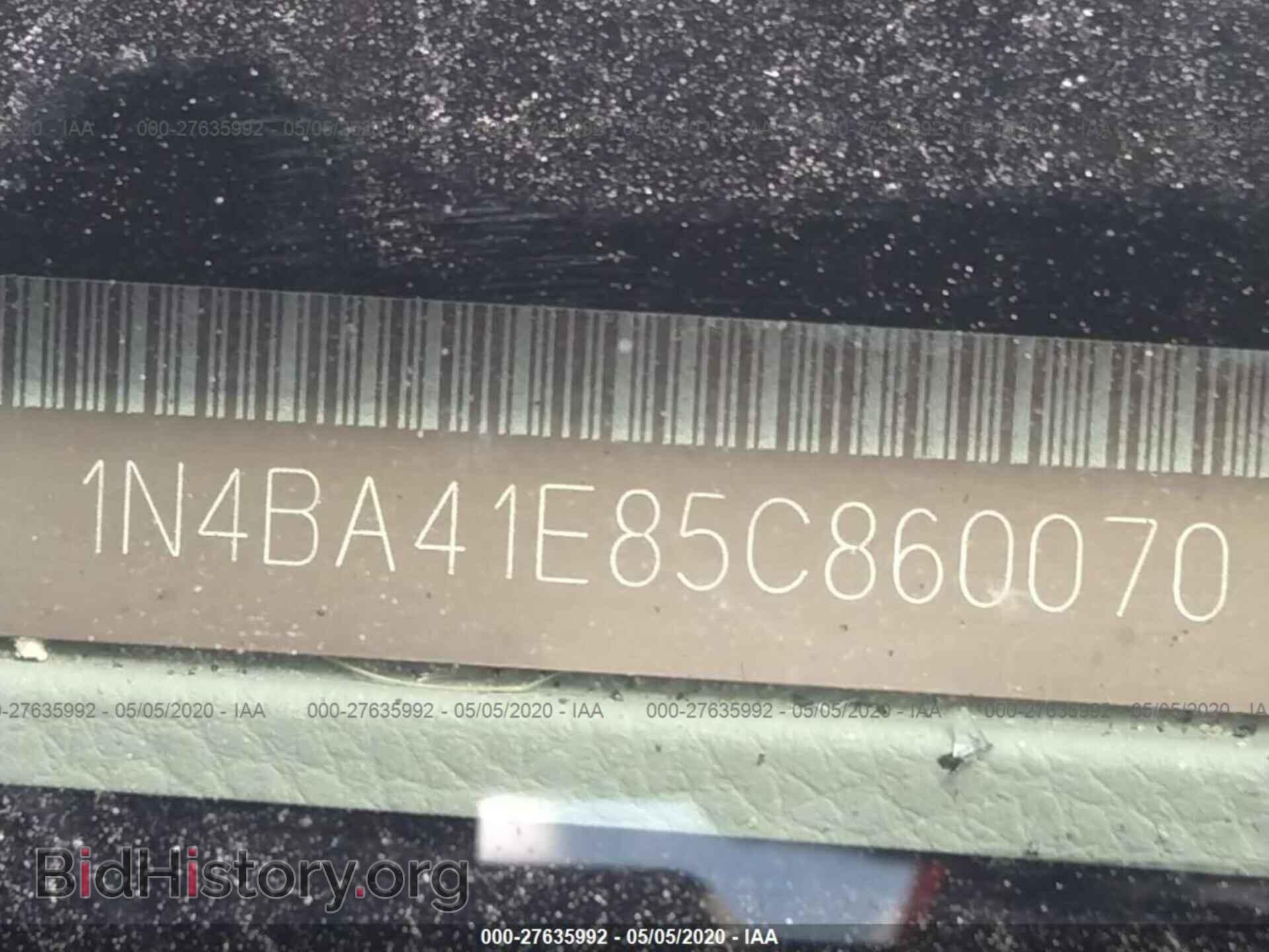 2005 NISSAN MAXIMA - VIN: 1N4BA41E85C860070 - Фото 9