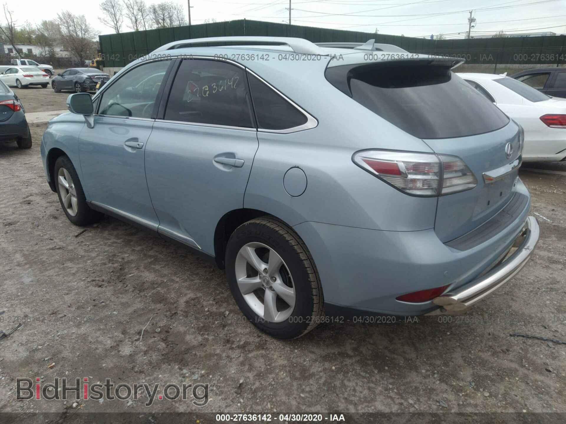 2011 LEXUS RX - VIN: 2T2BK1BA0BC116608 - Фото 3