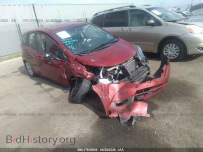 2017 Nissan VERSA NOTE S/S Plus/SV/SL/SR, красный — VIN 3N1CE2CP8HL381505, IAAI