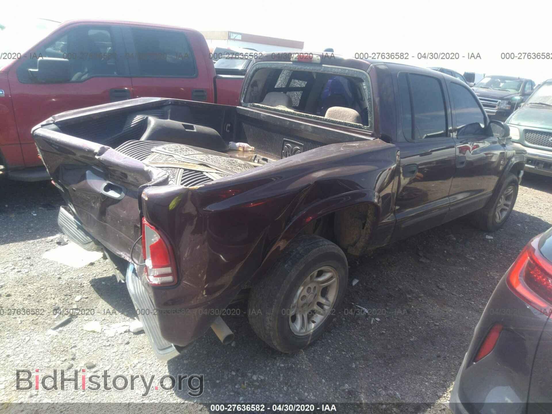 2004 DODGE DAKOTA - VIN: 1D7HL48NX4S600977 - Фото 4