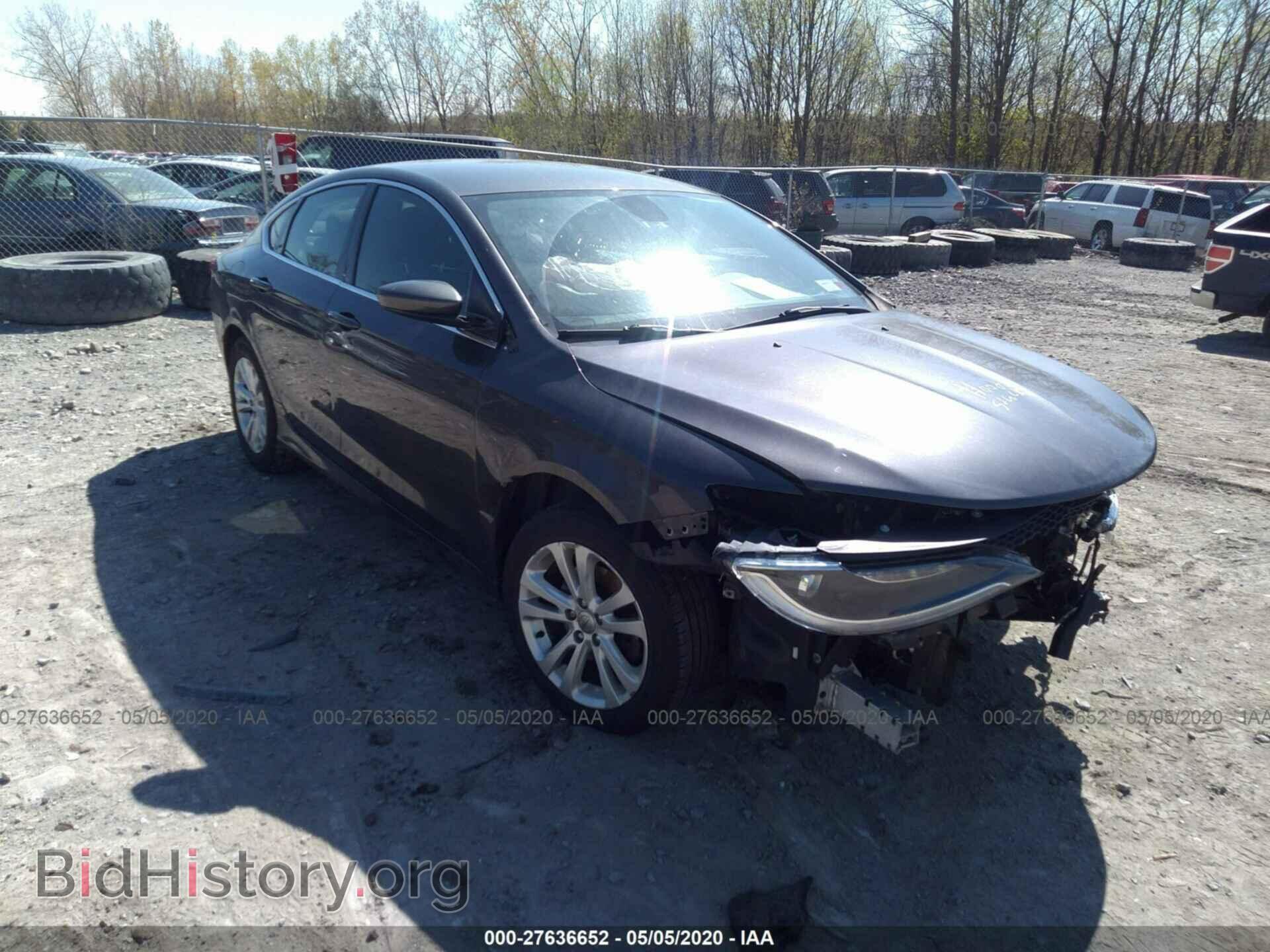 Photo 1C3CCCABXFN730018 - CHRYSLER 200 2015