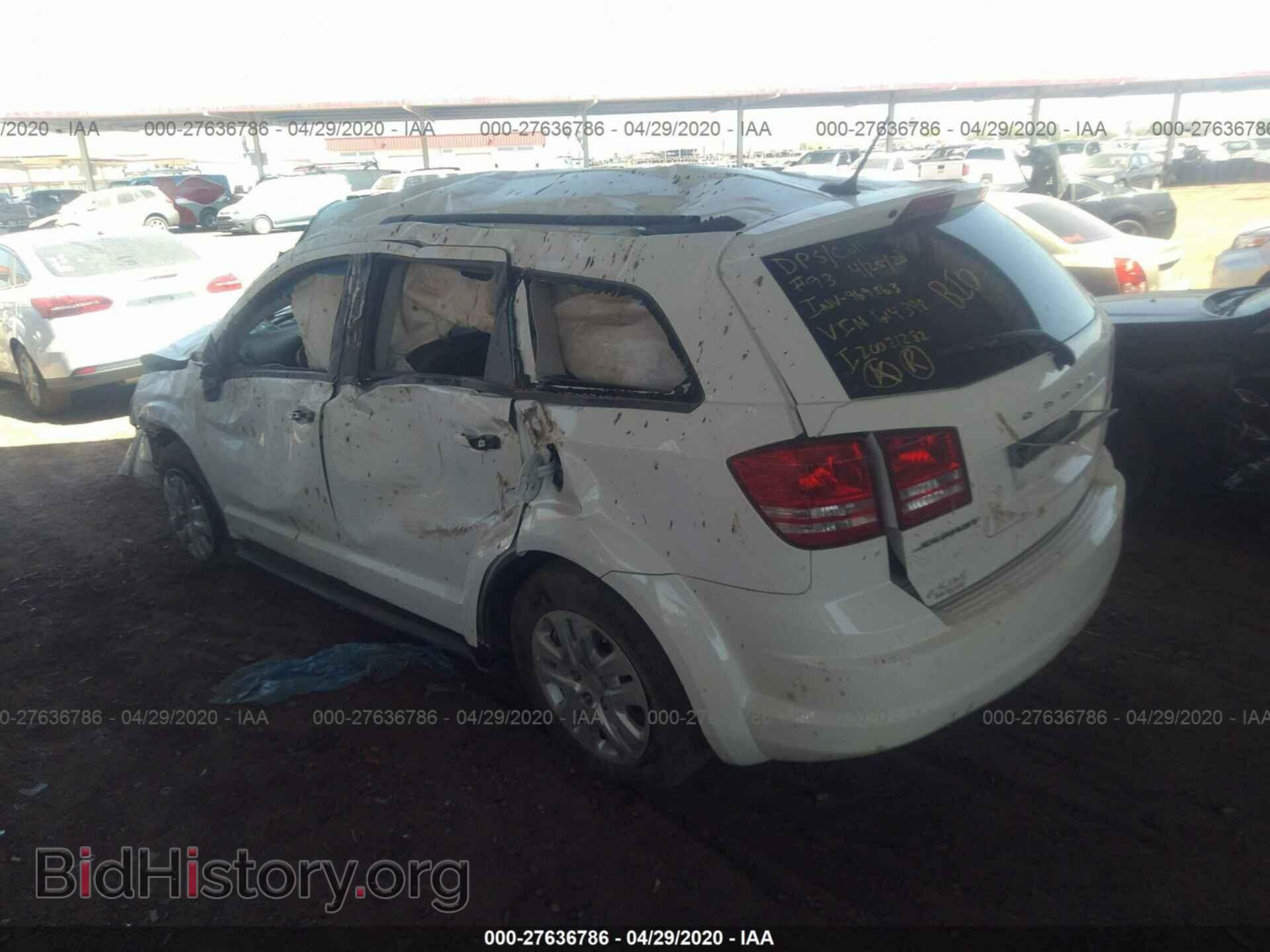 2017 DODGE JOURNEY - VIN: 3C4PDCAB7HT614398 - Фото 3