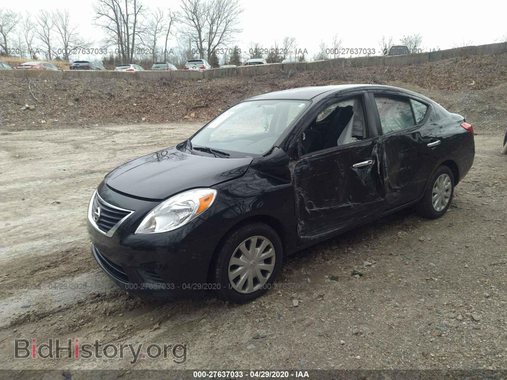 2012 NISSAN VERSA - VIN: 3N1CN7AP0CL836162 - Фото 2