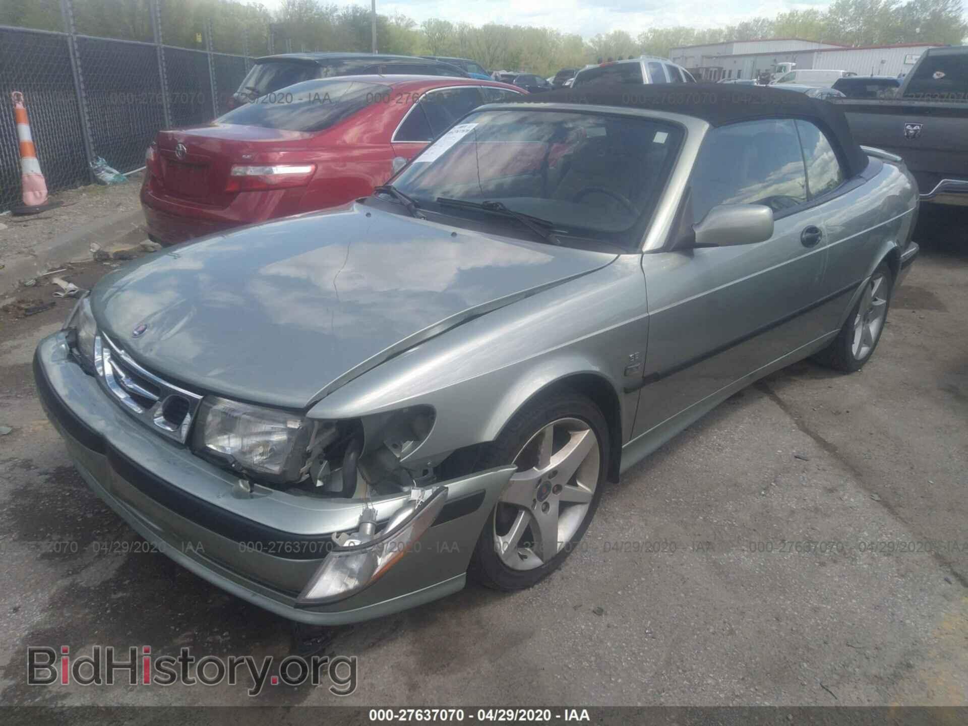 2002 SAAB 9-3 - VIN: YS3DF78K827010812 - Фото 2