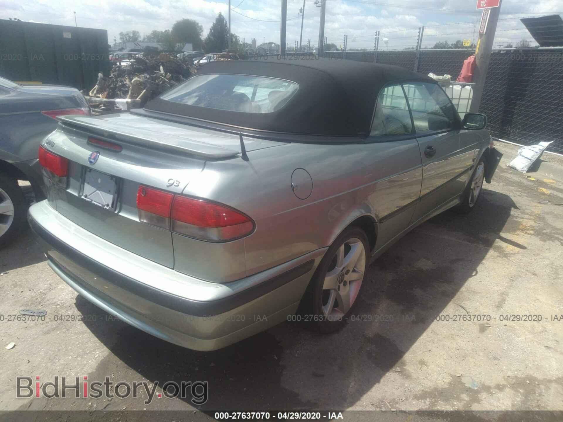 2002 SAAB 9-3 - VIN: YS3DF78K827010812 - Фото 4