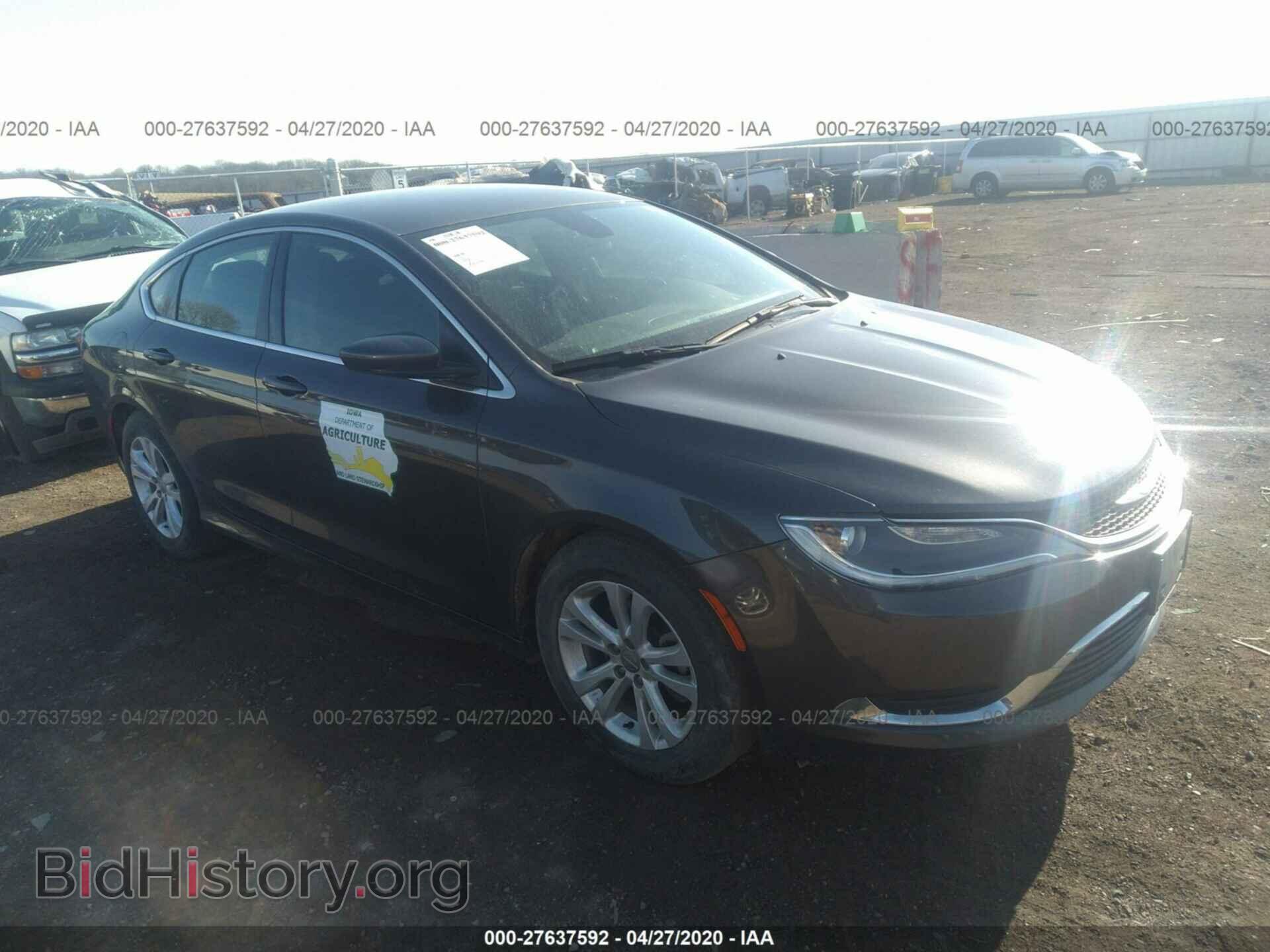 Фотография 1C3CCCAB4GN176850 - CHRYSLER 200 2016