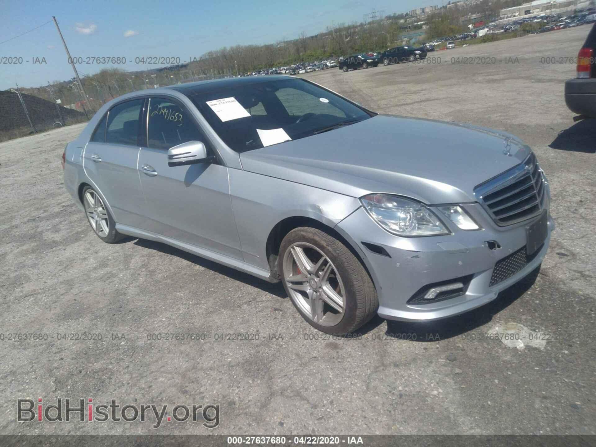 Photo WDDHF9ABXBA277683 - MERCEDES-BENZ E 2011