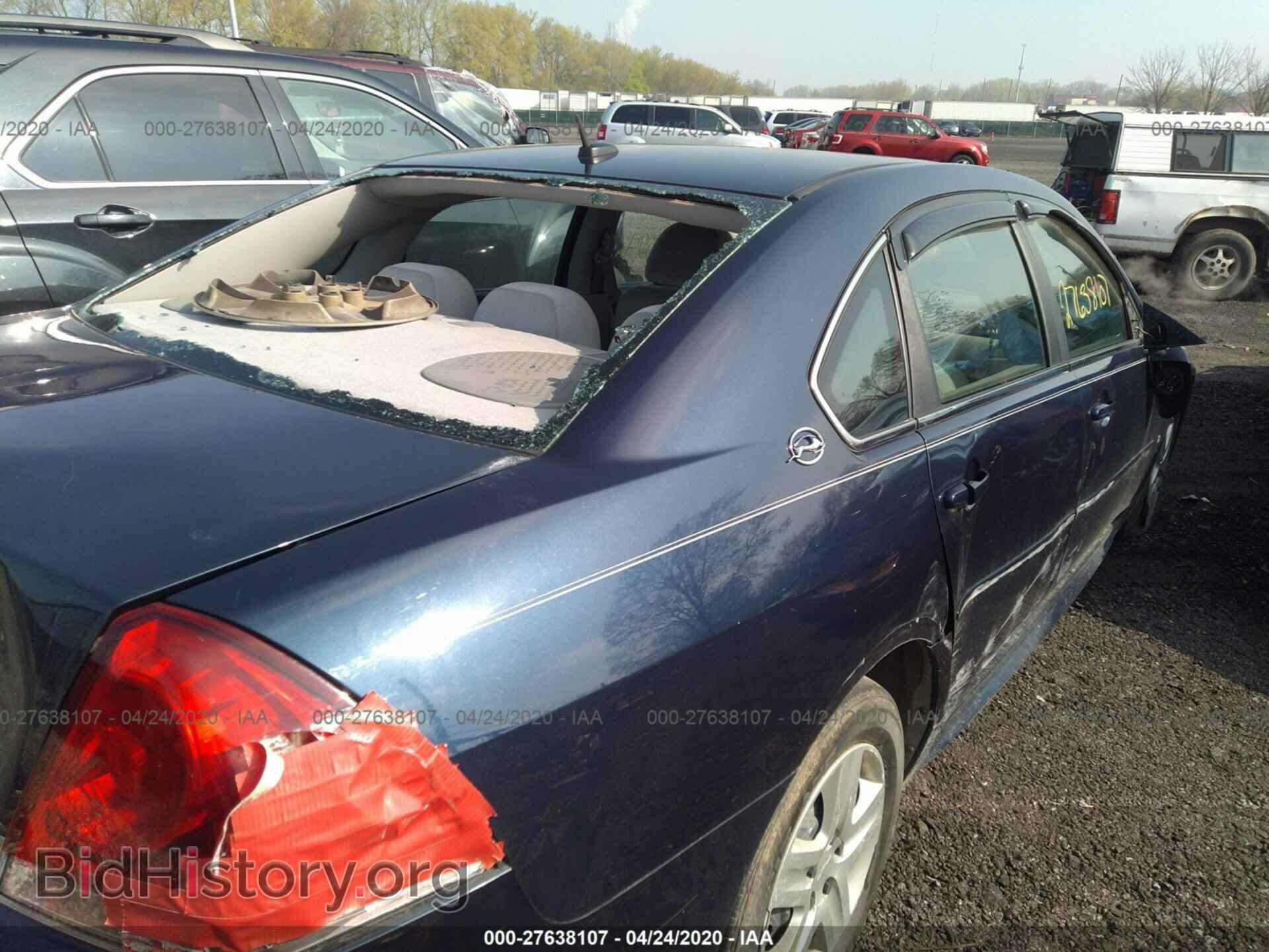 2009 CHEVROLET IMPALA - VIN: 2G1WB57N691286143 - Фото 4