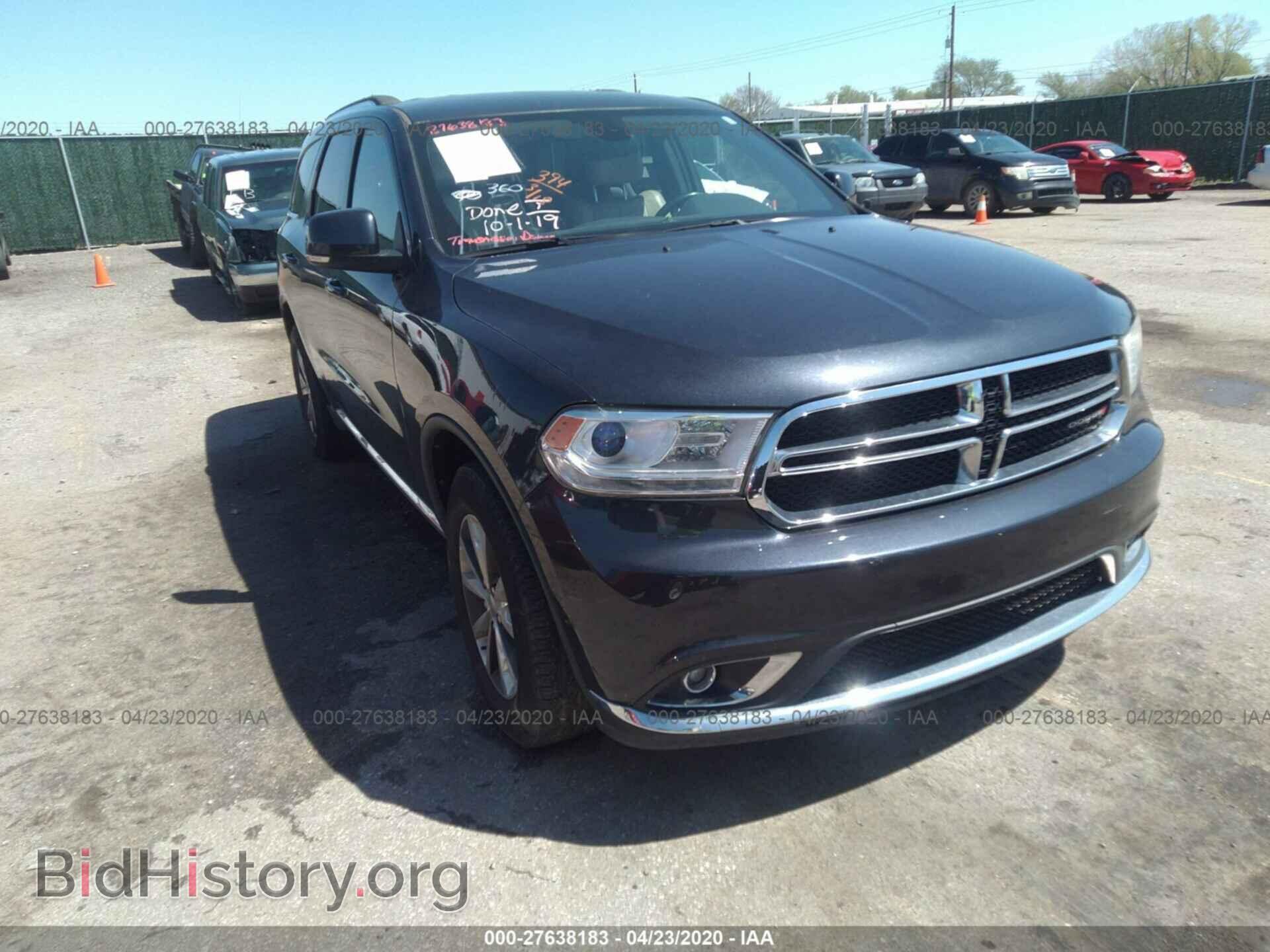Фотография 1C4RDHDGXGC308125 - DODGE DURANGO 2016
