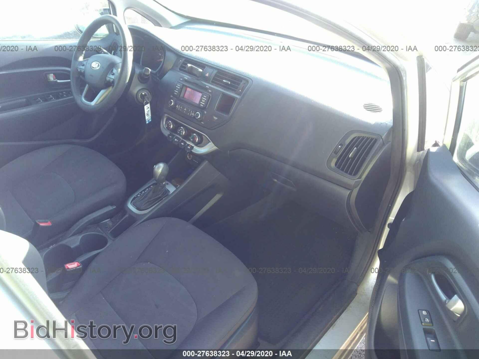 2013 KIA RIO - VIN: KNADM4A30D6229686 - Фото 5