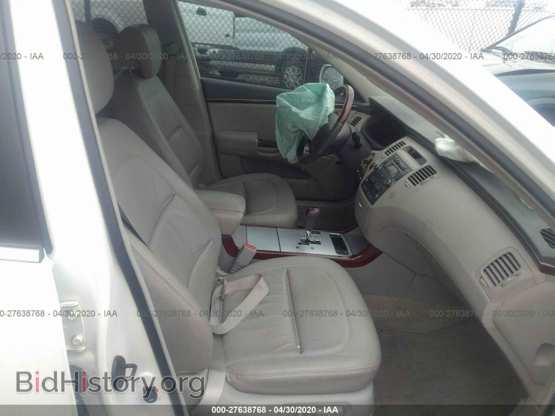 2007 HYUNDAI AZERA - VIN: KMHFC46F07A218590 - Фото 5