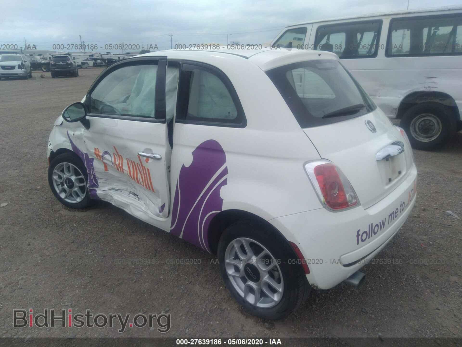 2015 FIAT 500 - VIN: 3C3CFFARXFT625646 - Фото 3