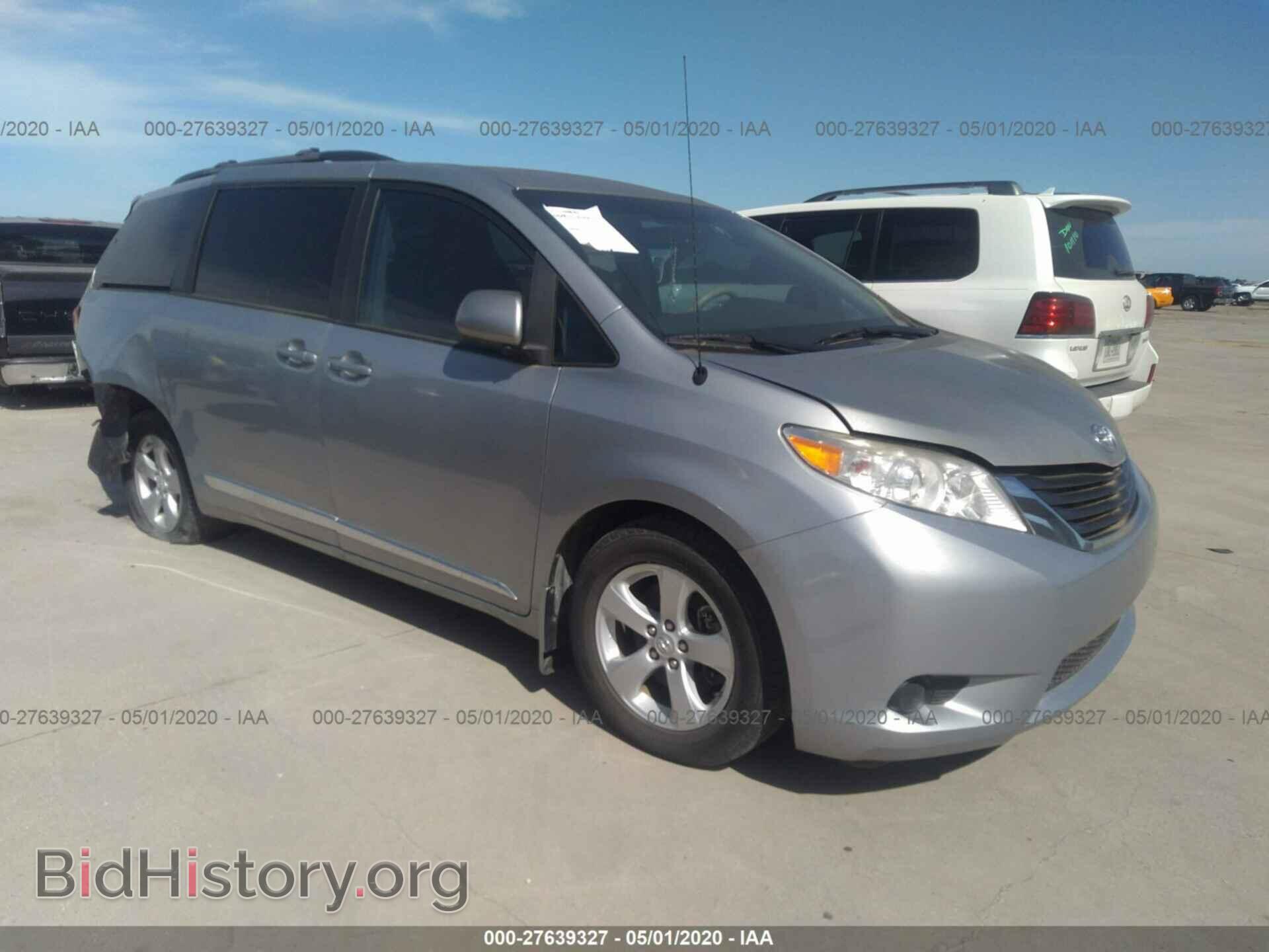 Photo 5TDKK3DC4ES461022 - TOYOTA SIENNA 2014