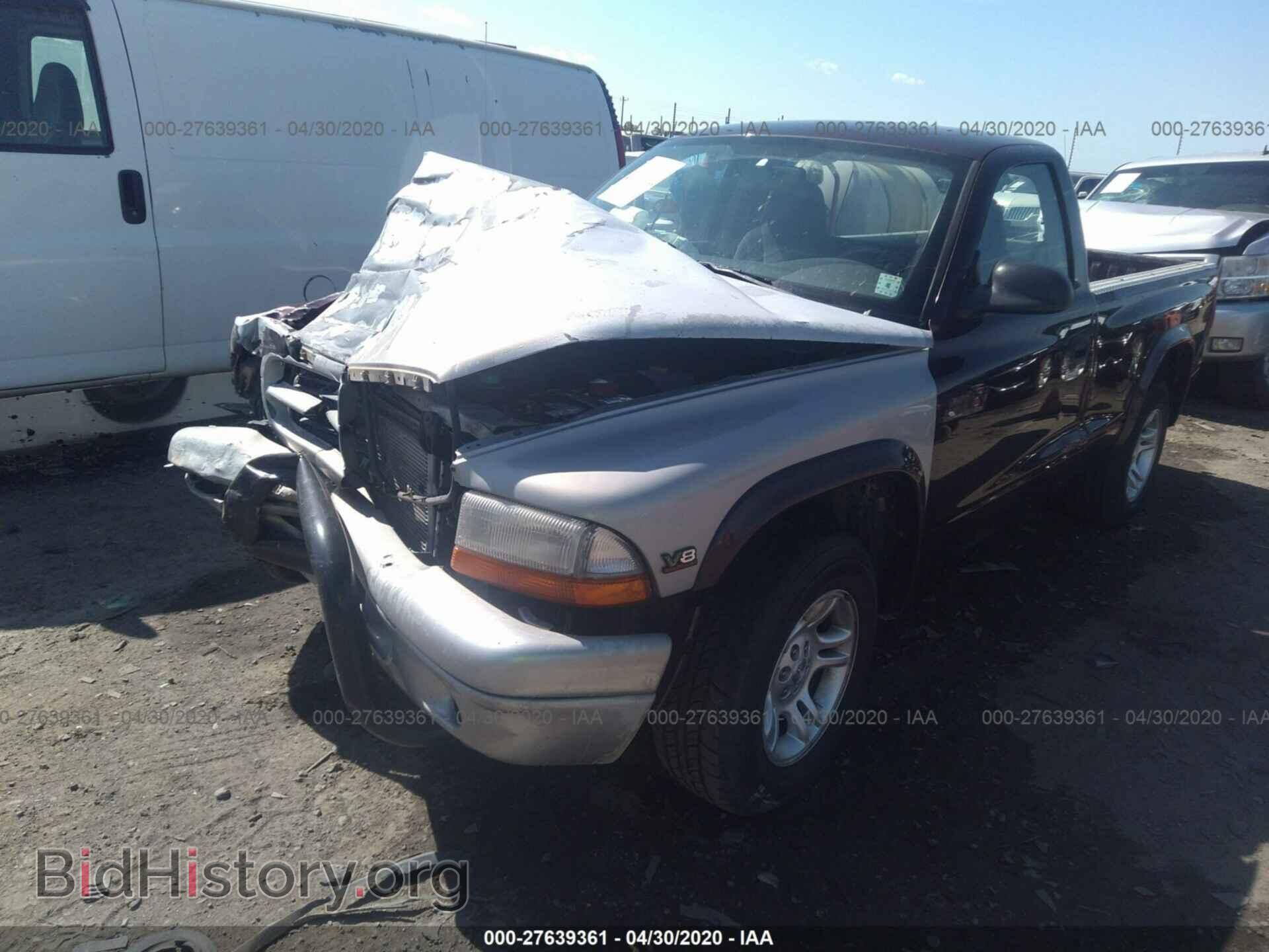 2004 DODGE DAKOTA - VIN: 1D7FL16K14S602650 - Фото 2