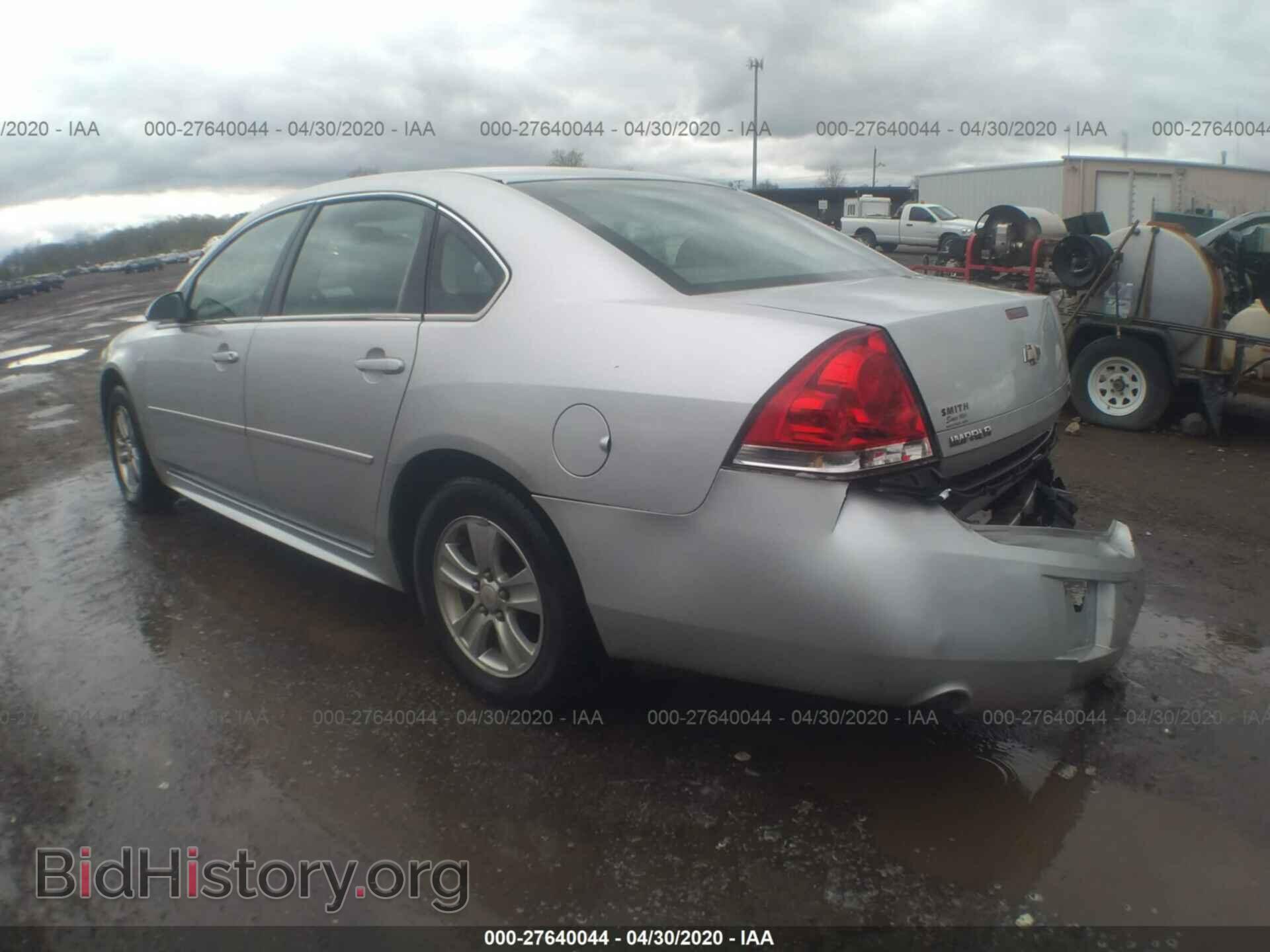 2012 CHEVROLET IMPALA - VIN: 2G1WF5E39C1227780 - Фото 3