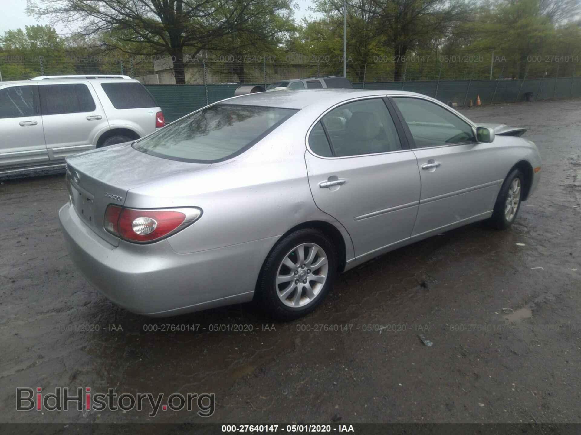 2003 LEXUS ES - VIN: JTHBF30G330137703 - Фото 4