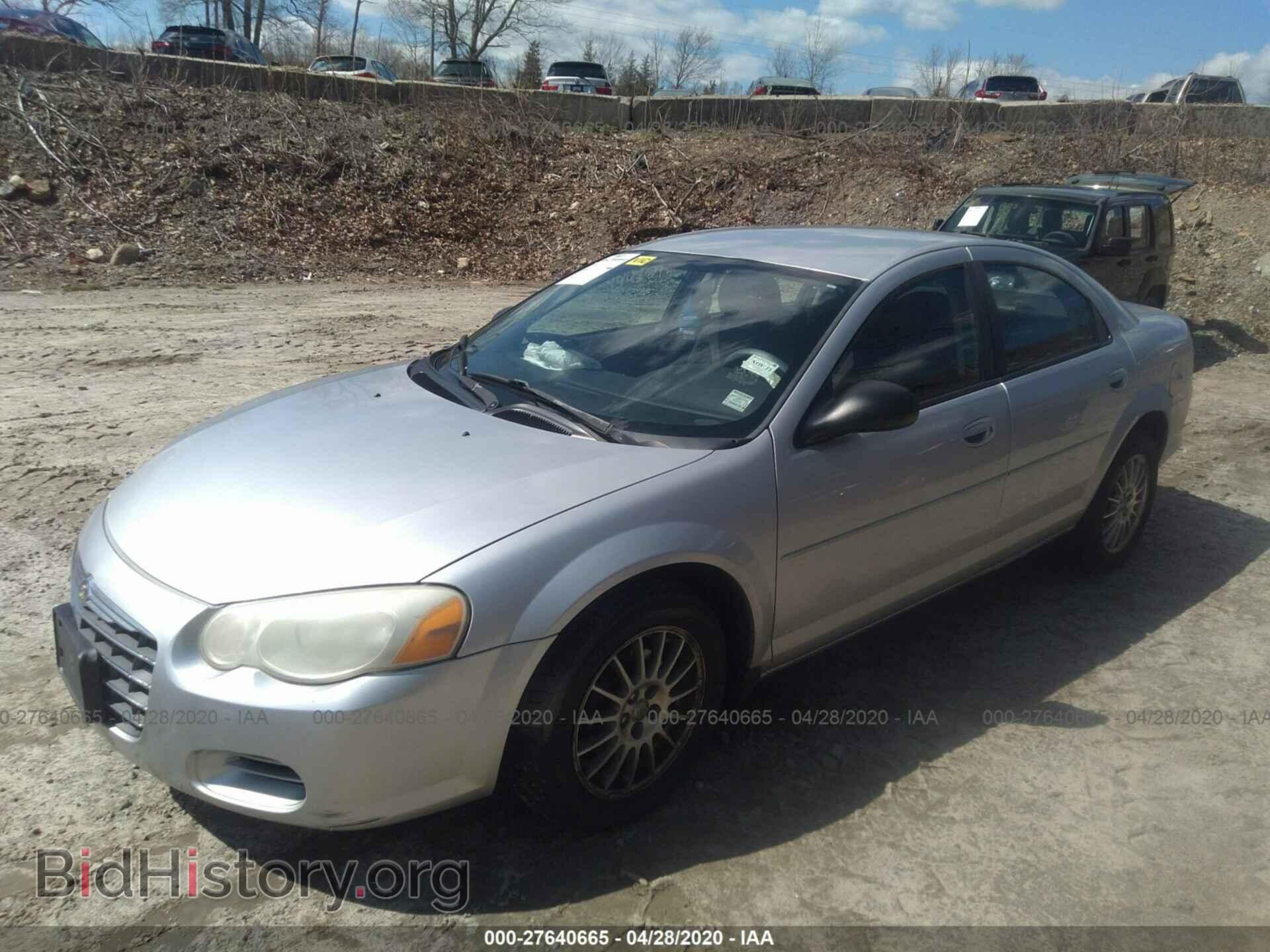 2004 CHRYSLER SEBRING - VIN: 1C3AL56R54N237966 - Фото 2
