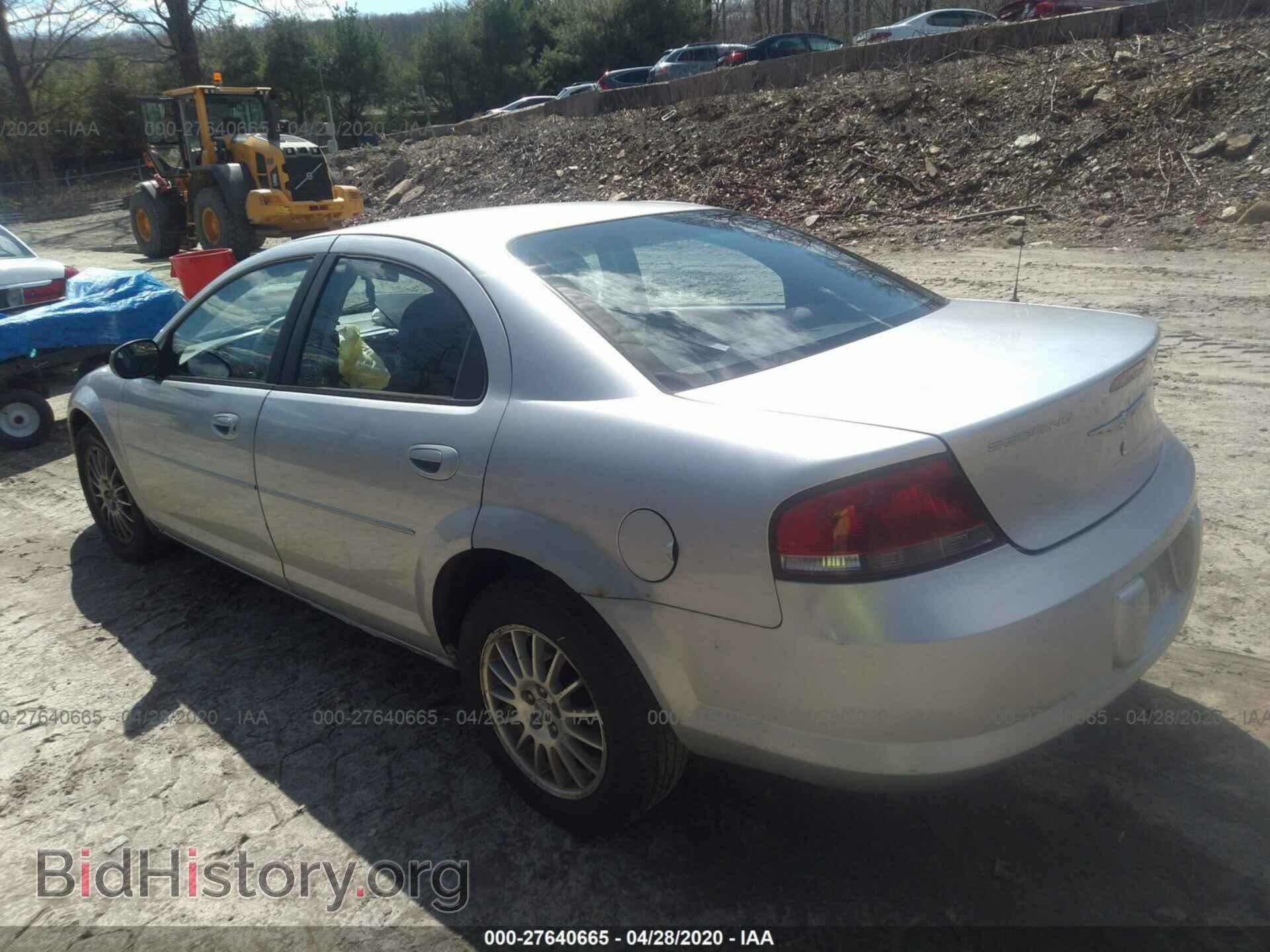2004 CHRYSLER SEBRING - VIN: 1C3AL56R54N237966 - Фото 3