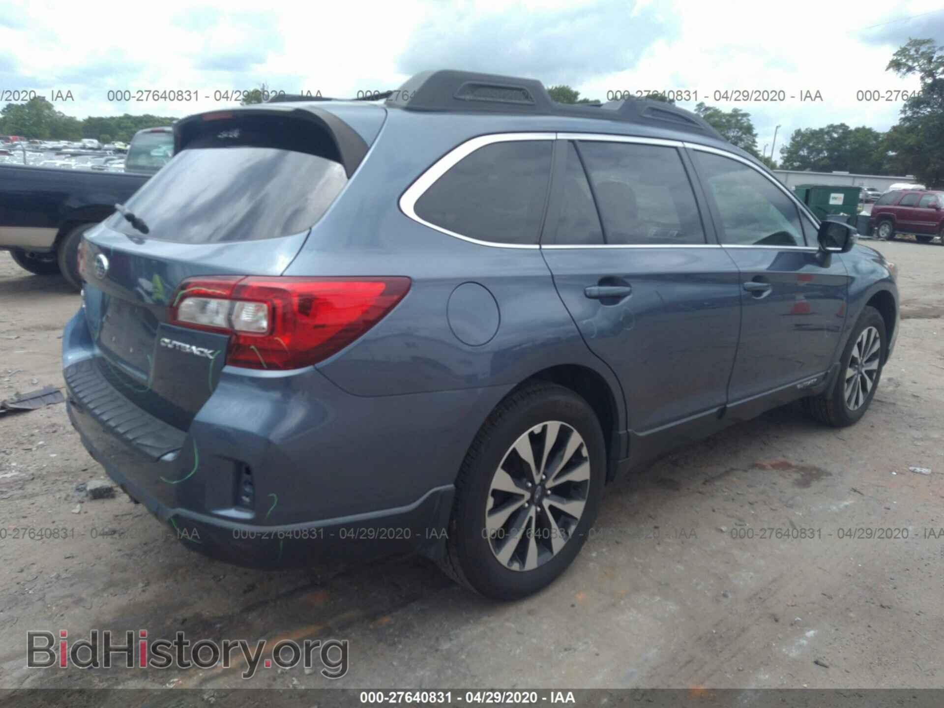 2015 SUBARU OUTBACK - VIN: 4S4BSBLC2F3263629 - Фото 4