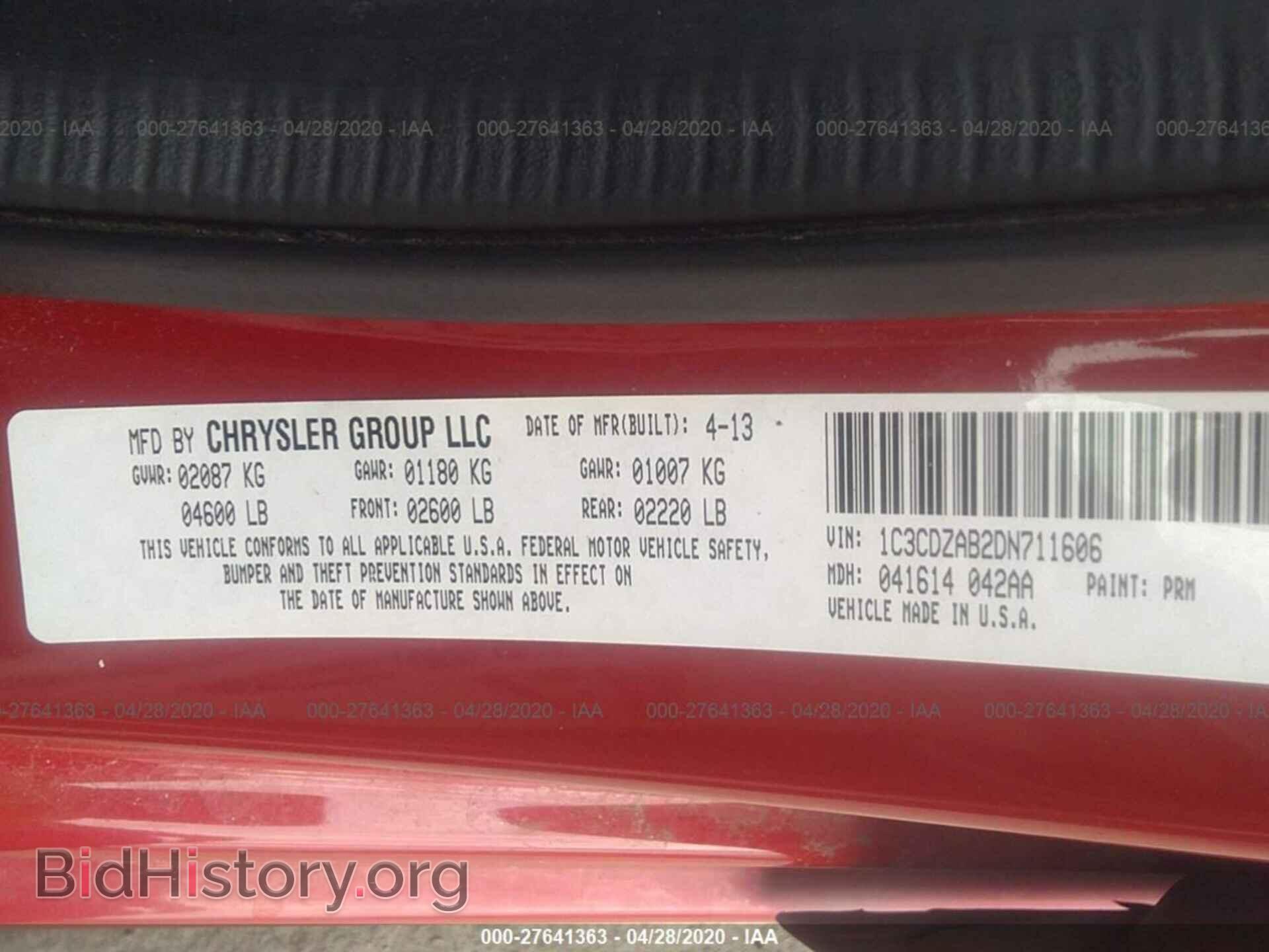 2013 DODGE AVENGER - VIN: 1C3CDZAB2DN711606 - Photo 9