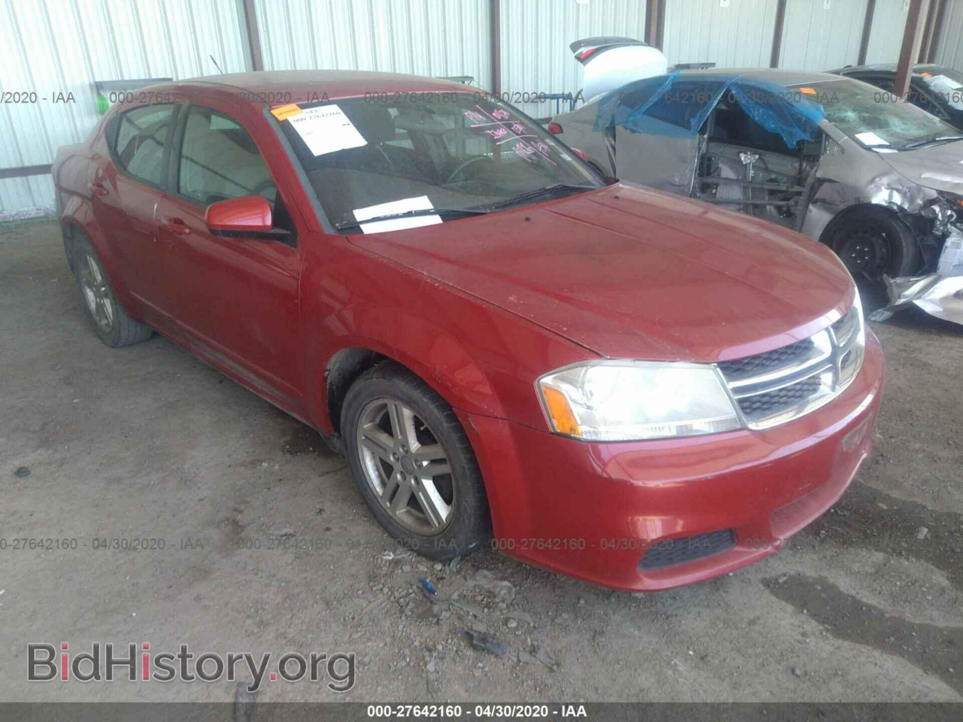 Photo 1C3CDZCB8CN146922 - DODGE AVENGER 2012