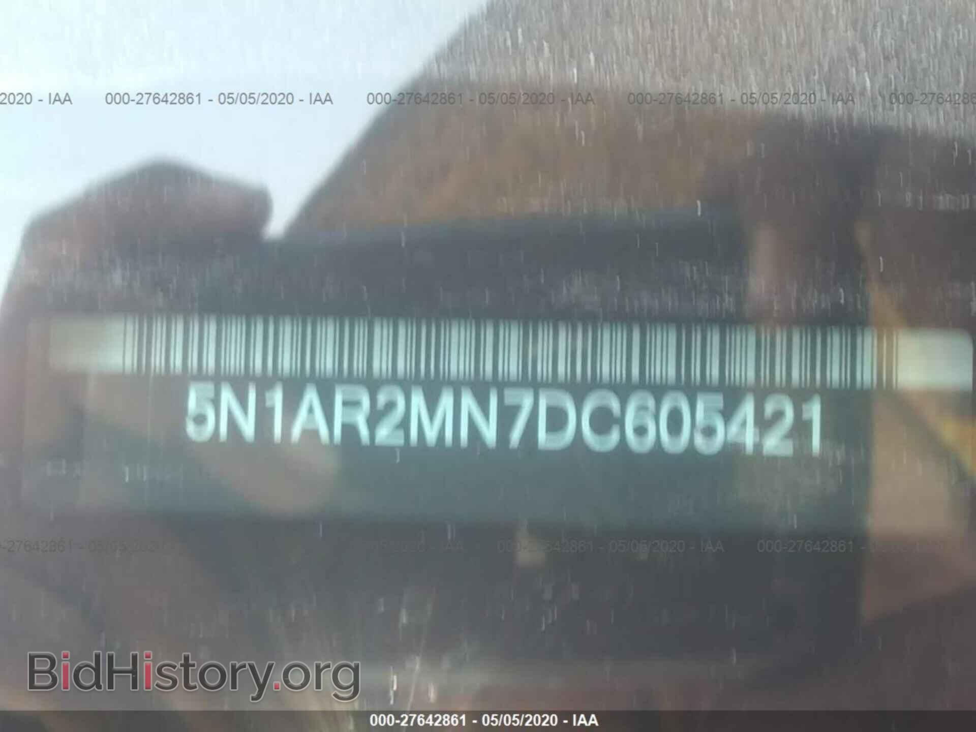 2013 NISSAN PATHFINDER - VIN: 5N1AR2MN7DC605421 - Фото 9