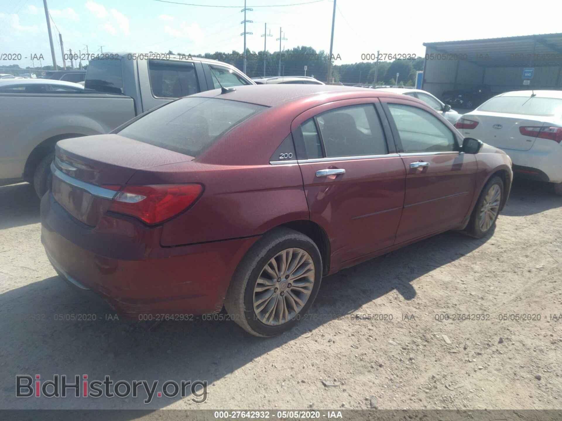 2012 CHRYSLER 200 - VIN: 1C3CCBCB0CN155043 - Фото 4