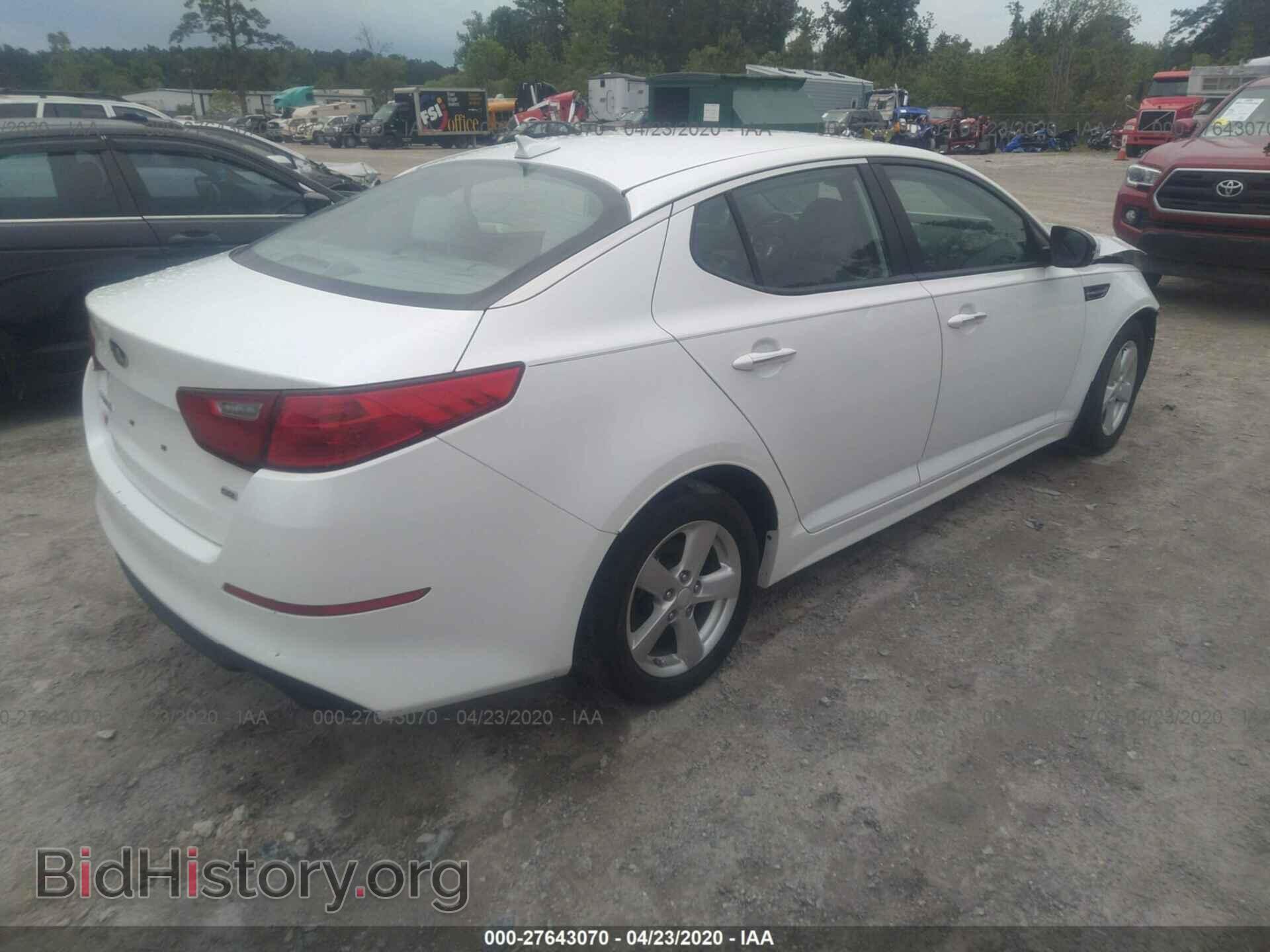 2015 KIA OPTIMA - VIN: KNAGM4A78F5648667 - Photo 4