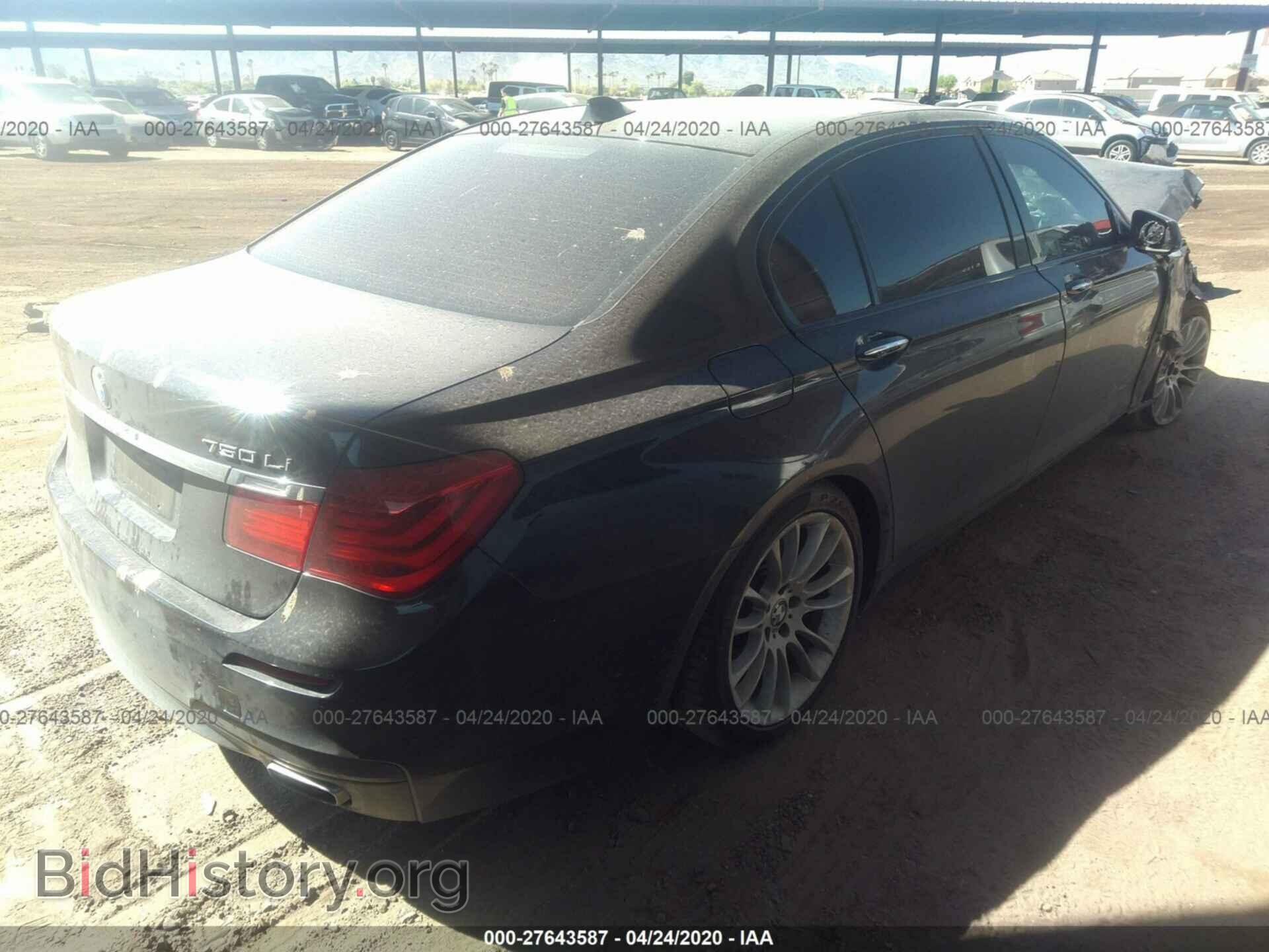 2012 BMW 750 - VIN: WBAKB8C59CDX20870 - Фото 4