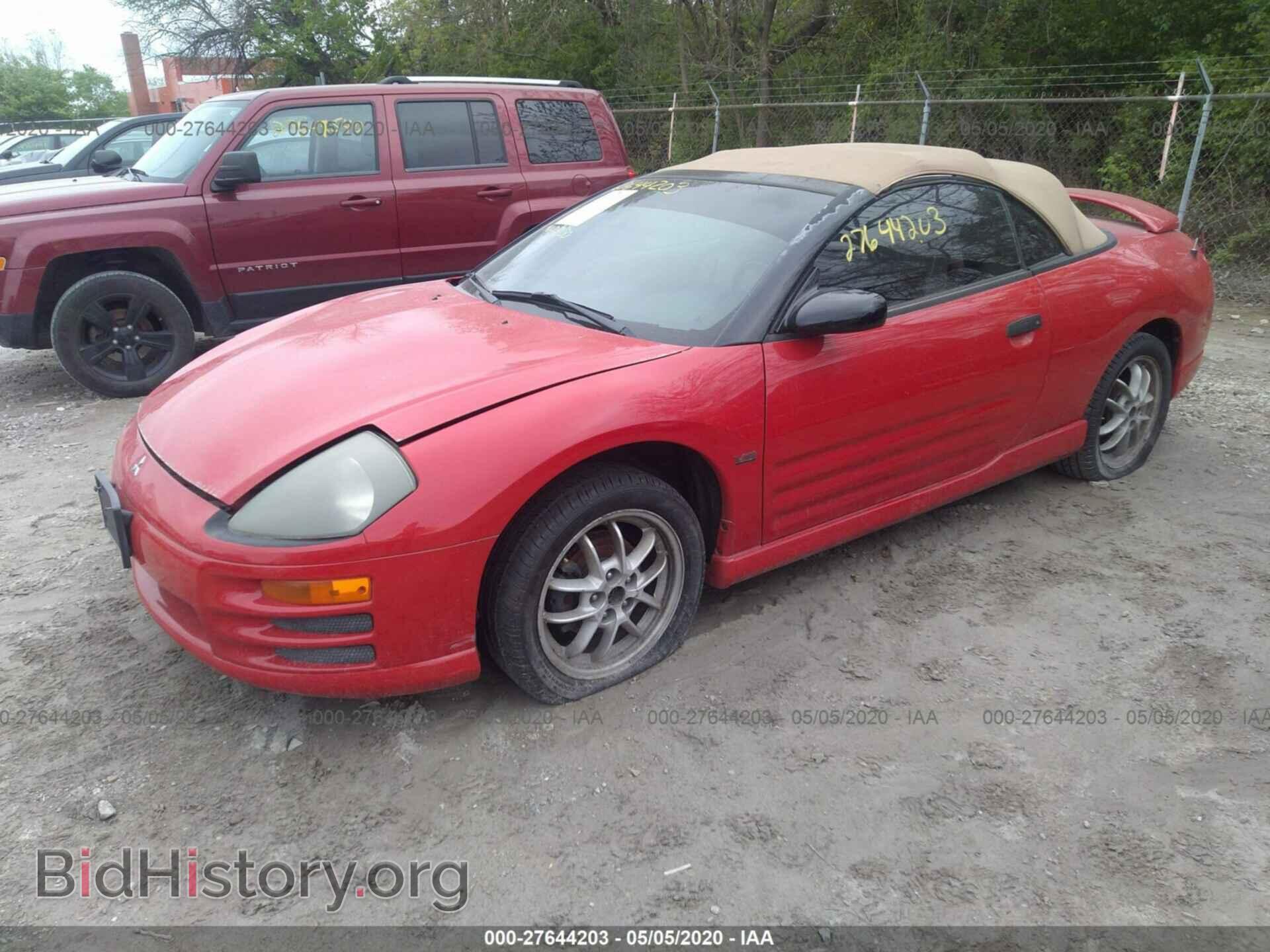 2002 MITSUBISHI ECLIPSE - VIN: 4A3AE85H32E100258 - Photo 2