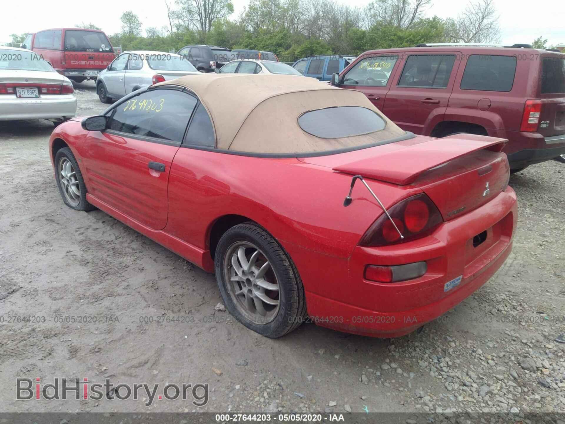 2002 MITSUBISHI ECLIPSE - VIN: 4A3AE85H32E100258 - Photo 3