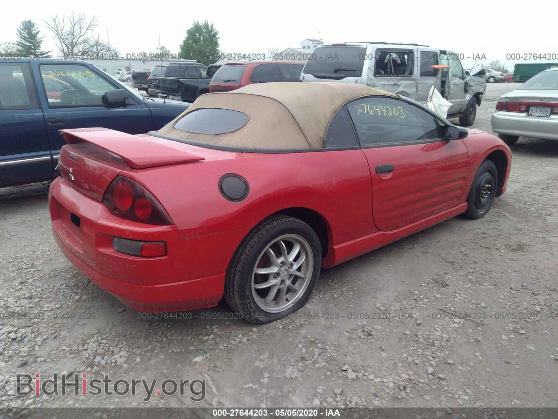 2002 MITSUBISHI ECLIPSE - VIN: 4A3AE85H32E100258 - Photo 4