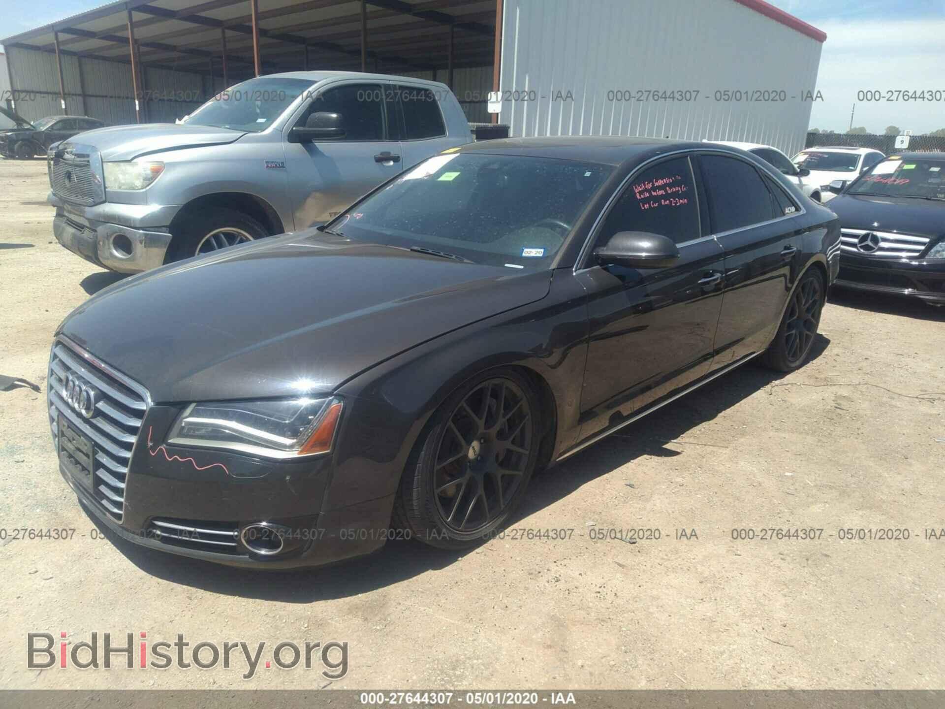 2013 AUDI A8 - VIN: WAUA2AFD1DN009763 - Фото 2