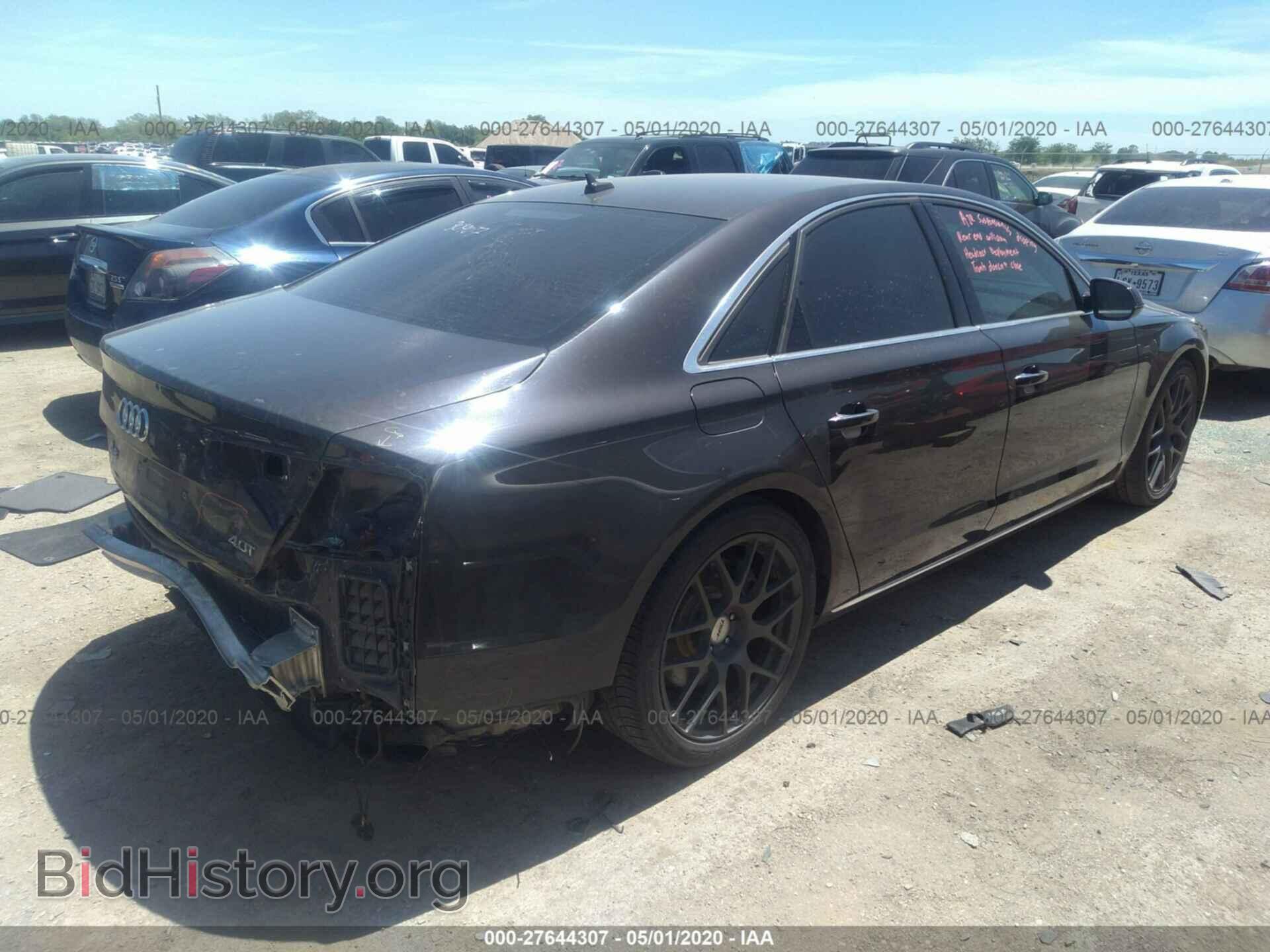 2013 AUDI A8 - VIN: WAUA2AFD1DN009763 - Фото 4