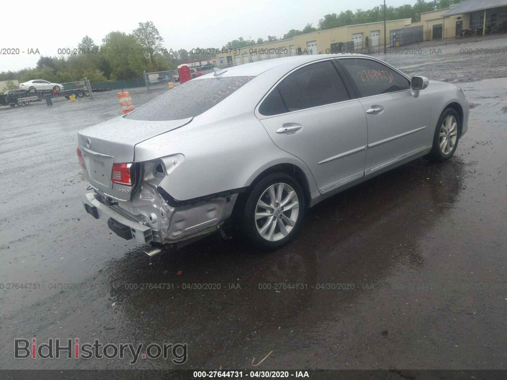 2011 LEXUS ES - VIN: JTHBK1EG8B2435403 - Фото 4