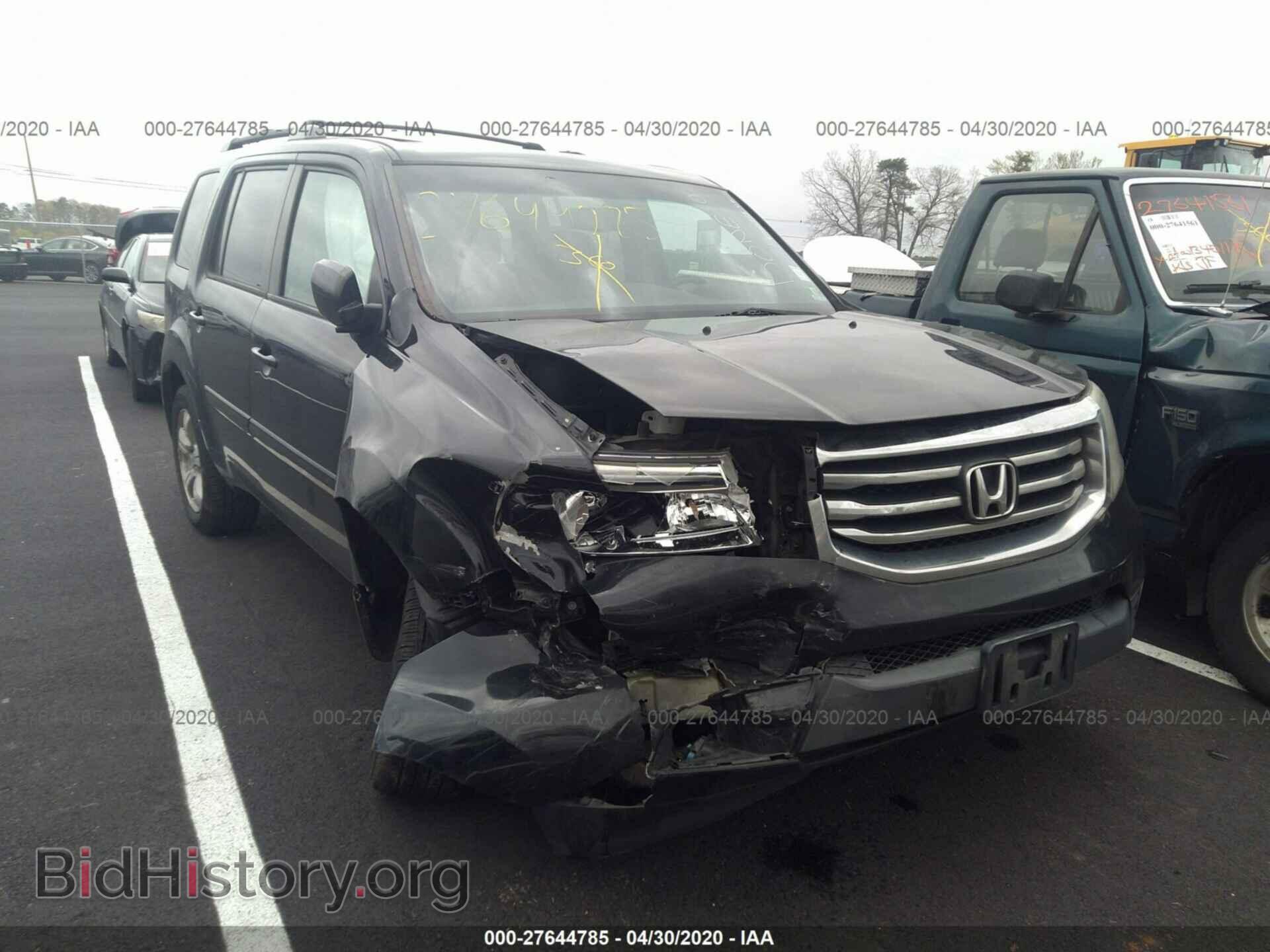 Photo 5FNYF4H63CB018418 - HONDA PILOT 2012