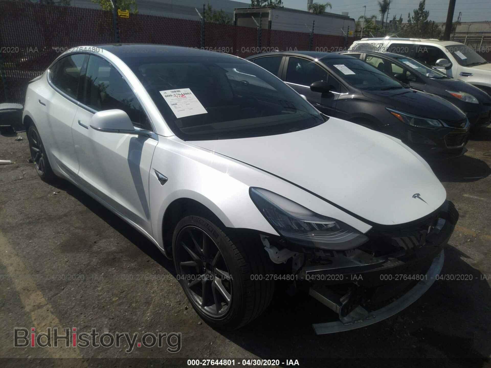 Фотография 5YJ3E1EB9KF199763 - TESLA MODEL 3 2019