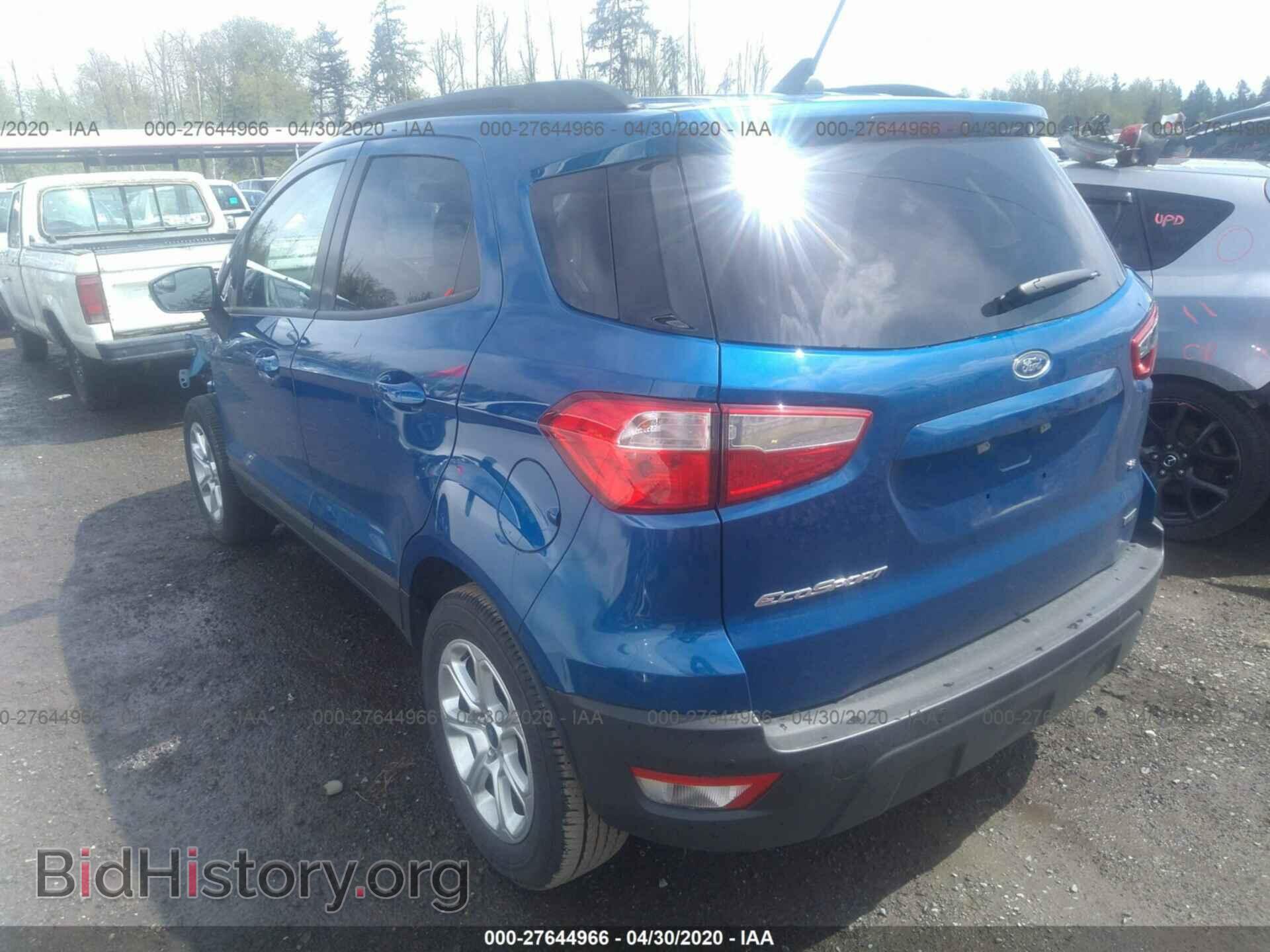 2019 FORD ECOSPORT - VIN: MAJ3S2GE3KC310445 - Фото 3