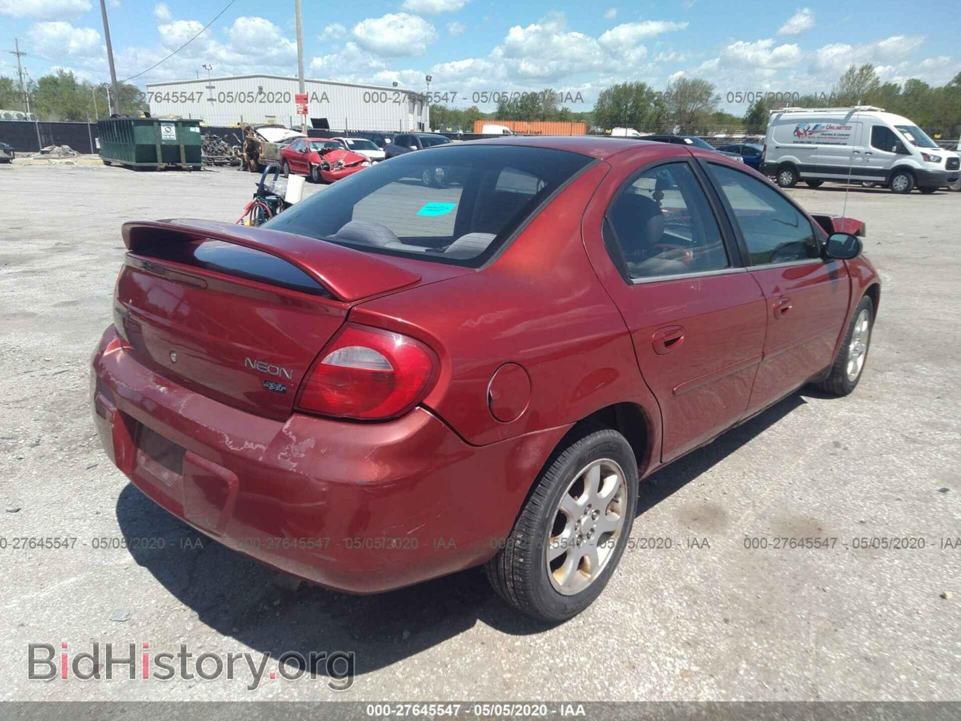 2004 DODGE NEON - VIN: 1B3ES56C64D543321 - Фото 4