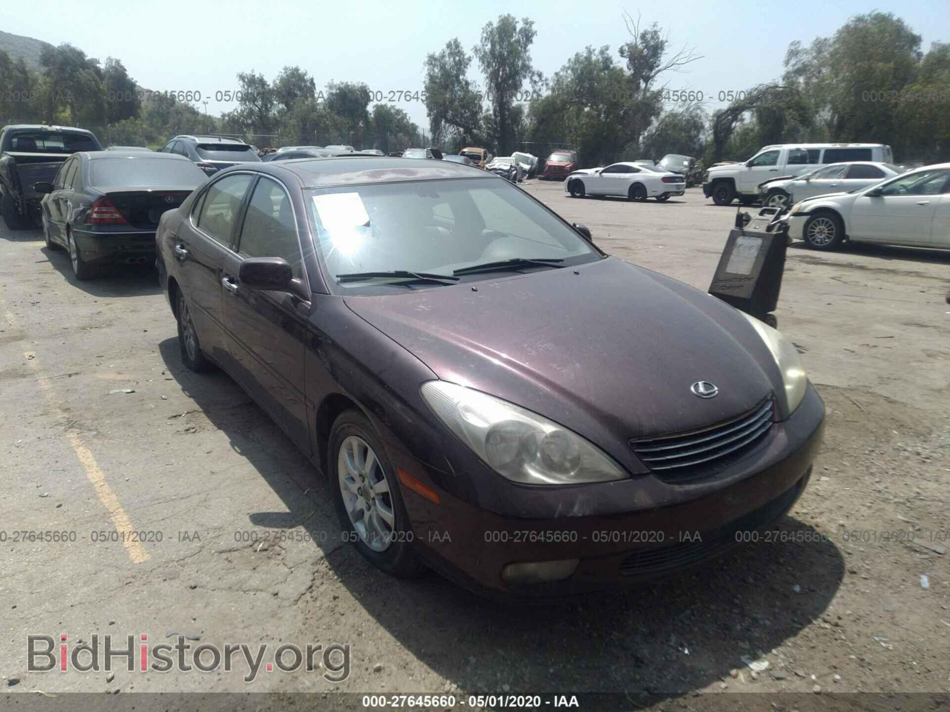 Photo JTHBF30G720058484 - LEXUS ES 2002