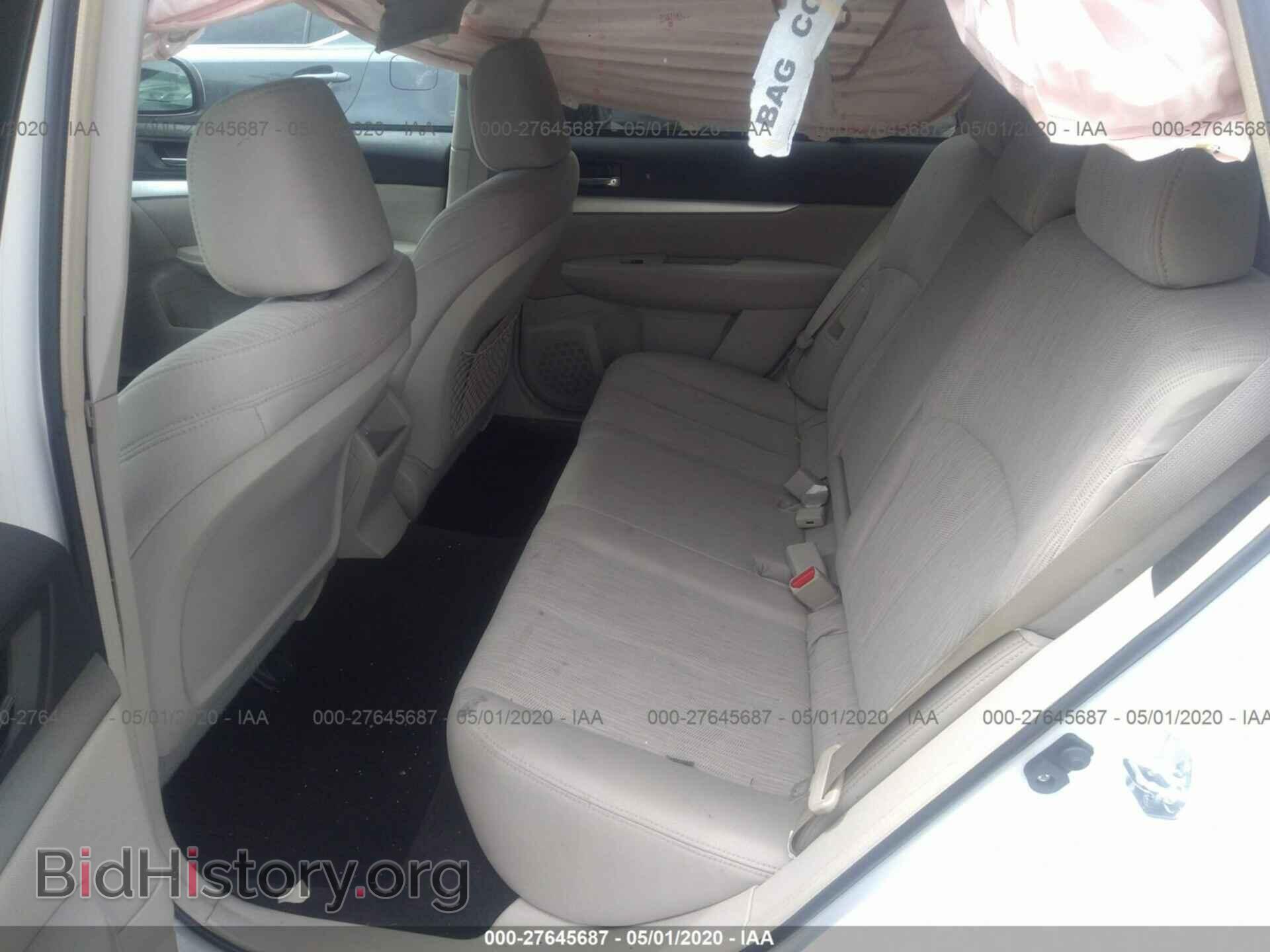 2013 SUBARU OUTBACK - VIN: 4S4BRBGC3D3304501 - Фото 8
