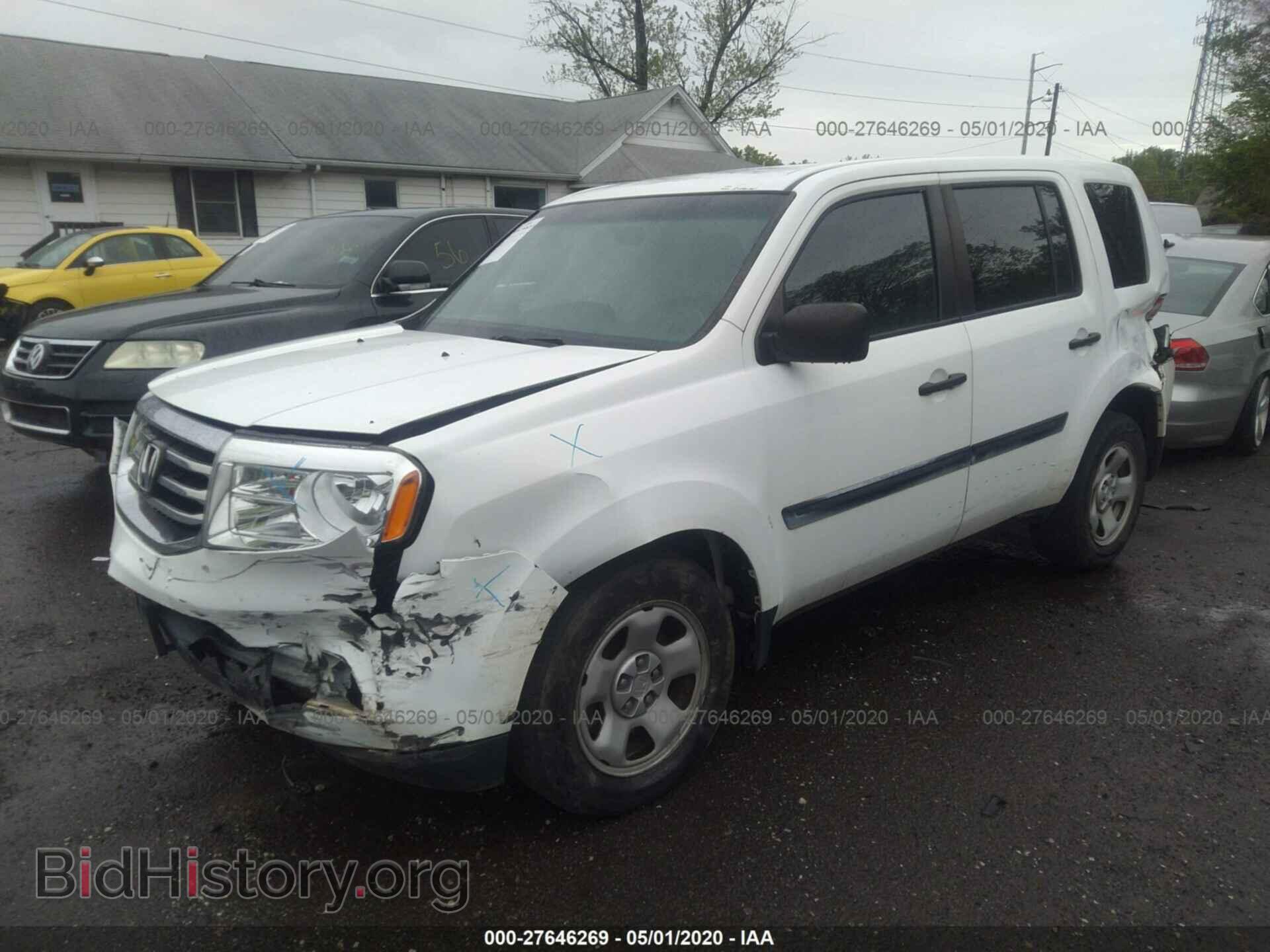 2014 HONDA PILOT - VIN: 5FNYF4H2XEB020067 - Фото 2