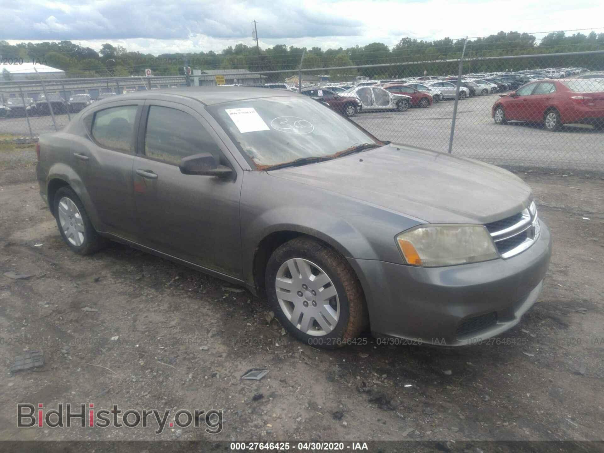 Photo 1C3CDZAB9CN193265 - DODGE AVENGER 2012