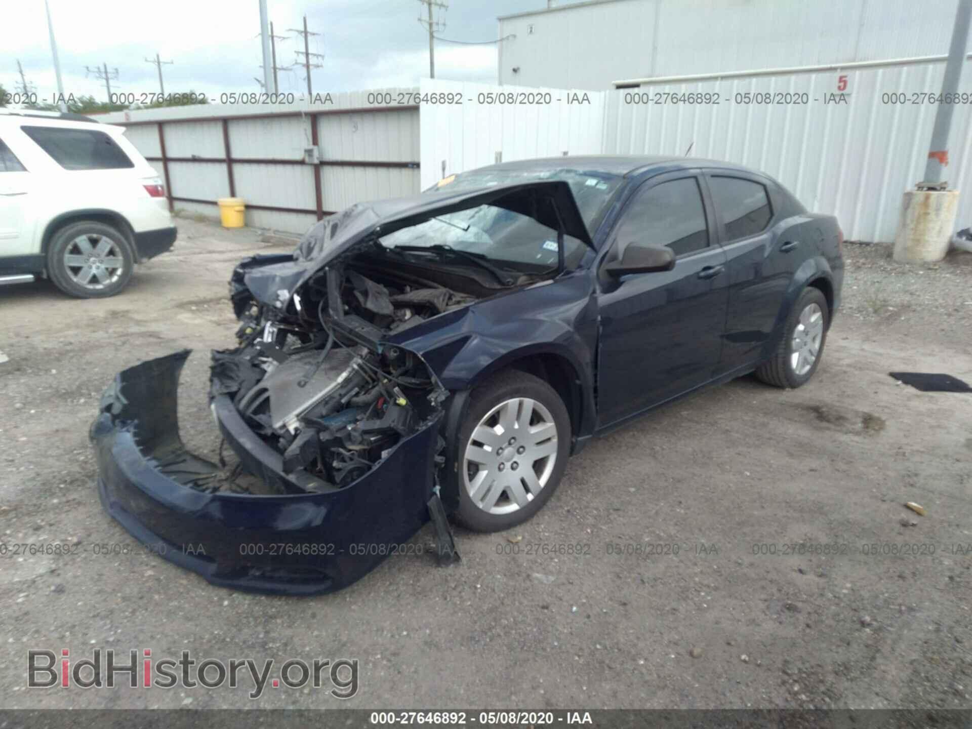 2013 DODGE AVENGER - VIN: 1C3CDZAB2DN616138 - Фото 2