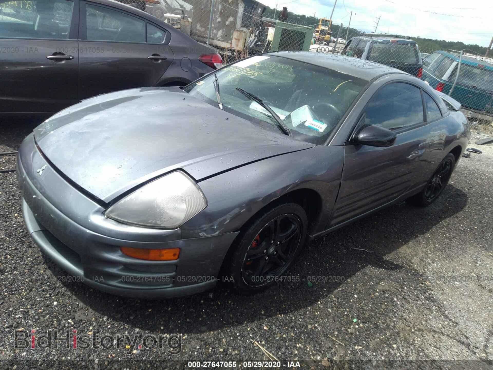 2002 MITSUBISHI ECLIPSE - VIN: 4A3AC44G72E022252 - Фото 2
