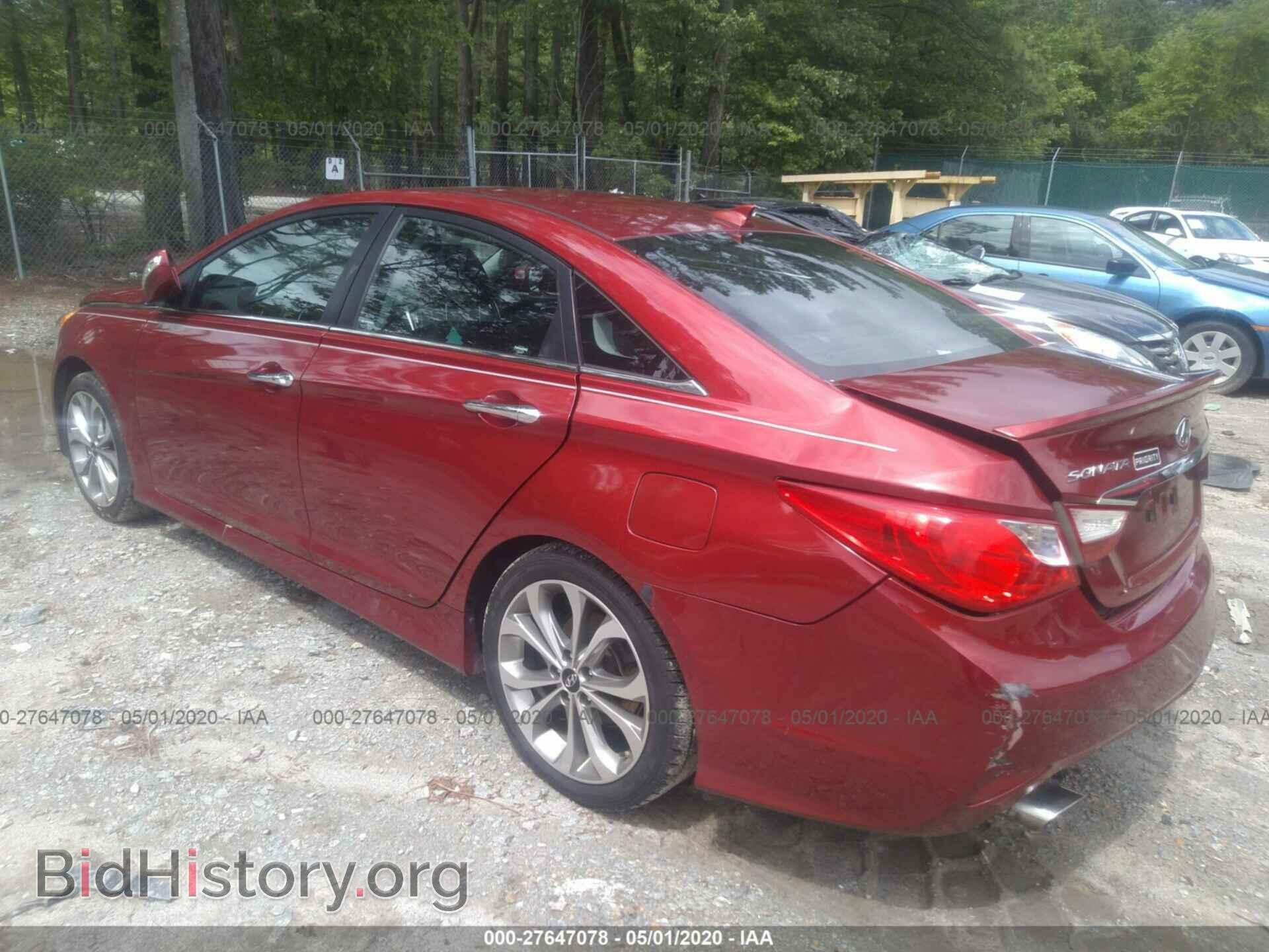 2014 HYUNDAI SONATA - VIN: 5NPEC4AC6EH864638 - Фото 3